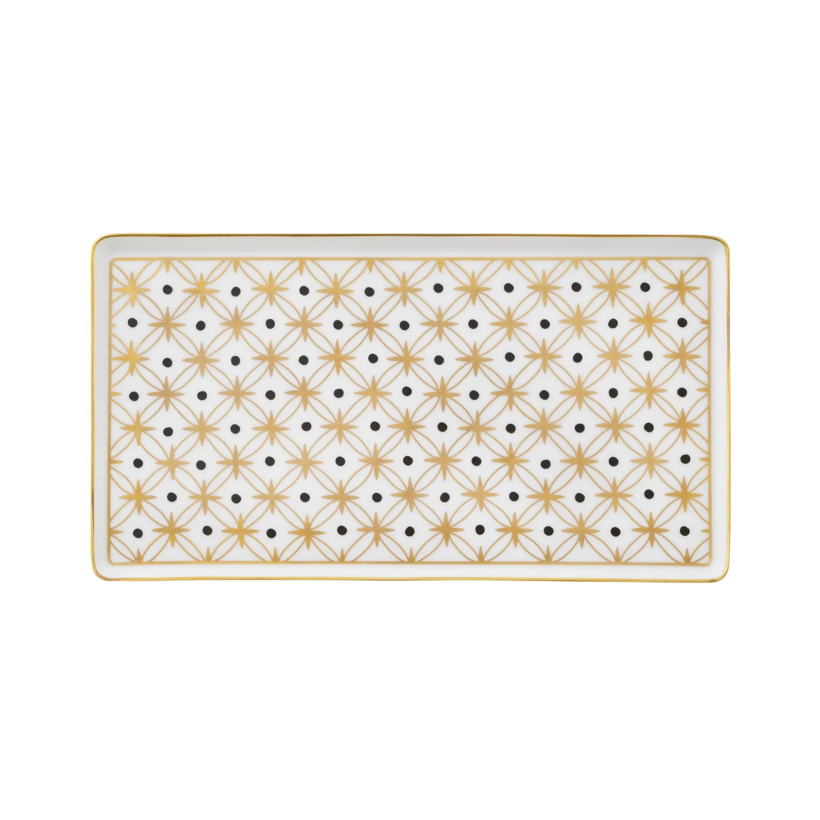 Pinto, Vieux Kyoto, Rectangular plate gold star, large