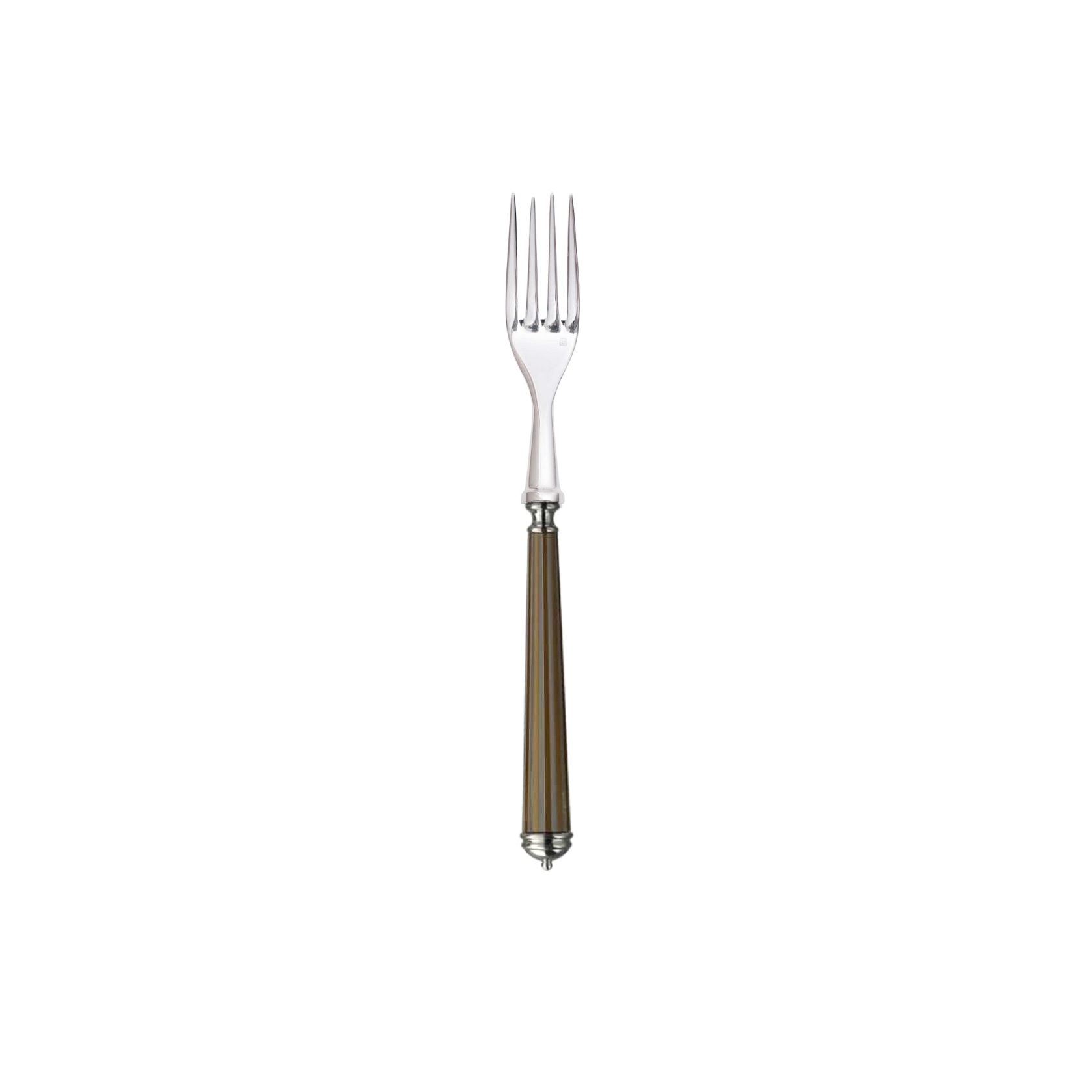 Alain Saint-Joanis, Lignes gold, silver plated, Dessert fork