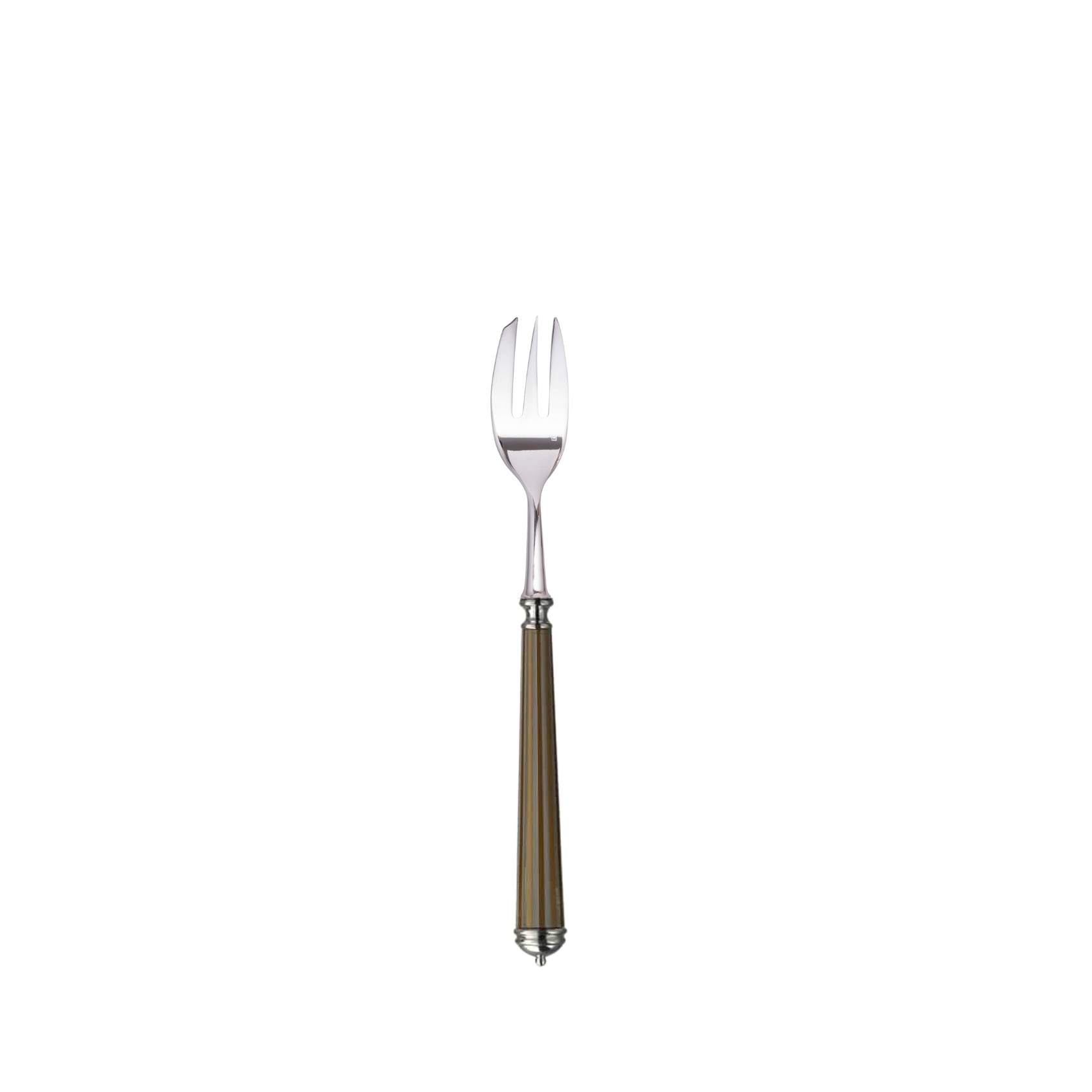 Alain Saint-Joanis, Lignes gold, silver plated, Cake fork