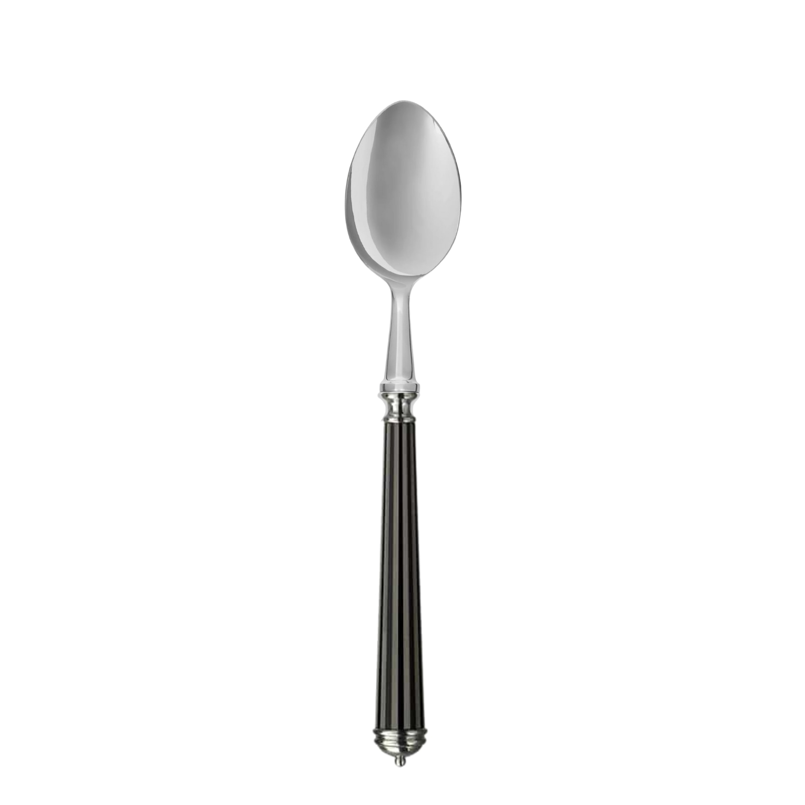 Alain Saint-Joanis, Lignes black, silver plated, Serving spoon