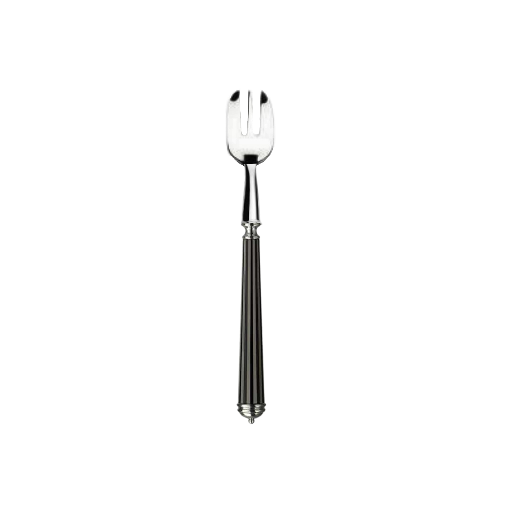 Alain Saint-Joanis, Lignes black, silver plated, Oyster fork