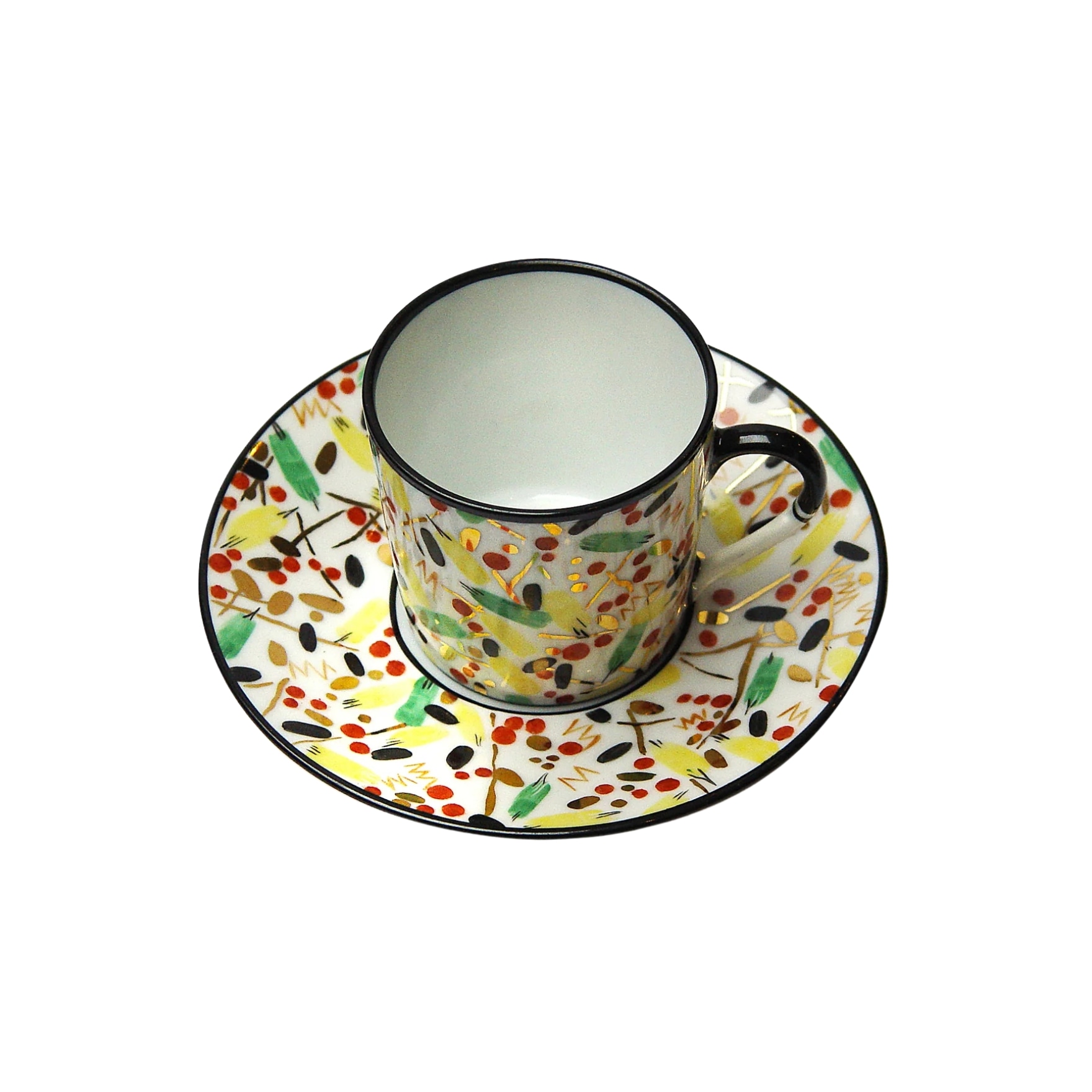 Pinto, Renouveau Russe, Coffee cup and saucer