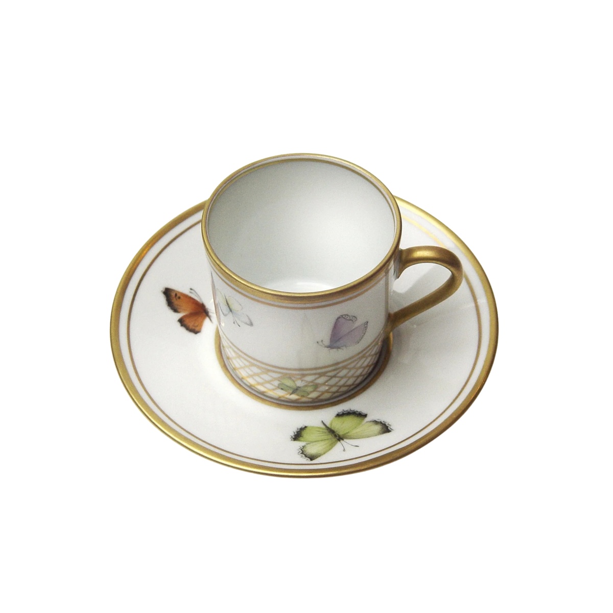 Pinto, Filet à papillons, Coffee cup and saucer