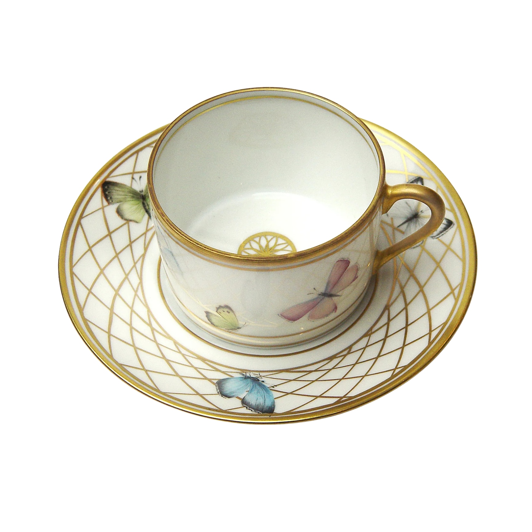 Pinto, Filet à papillons, Tea cup and saucer