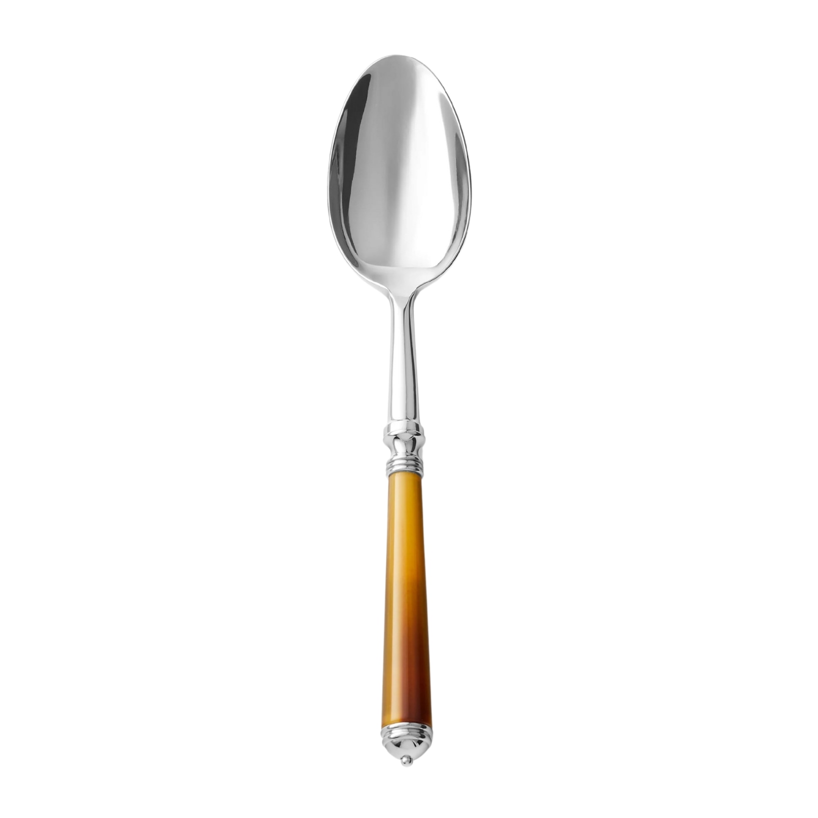 Alain Saint-Joanis, Marbella Dark Horn, silver plated, Serving spoon