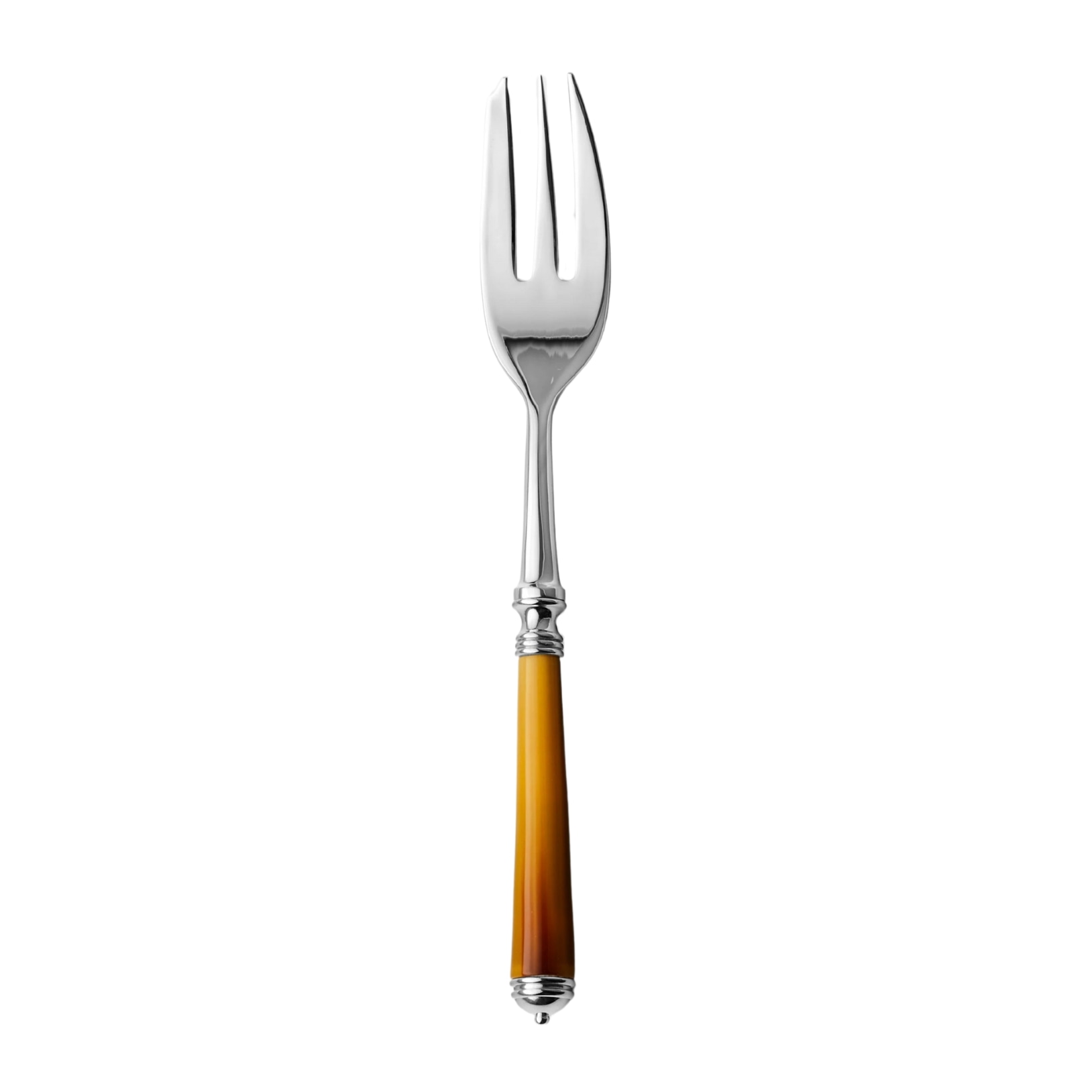Alain Saint-Joanis, Marbella Dark Horn, silver plated, Serving fork