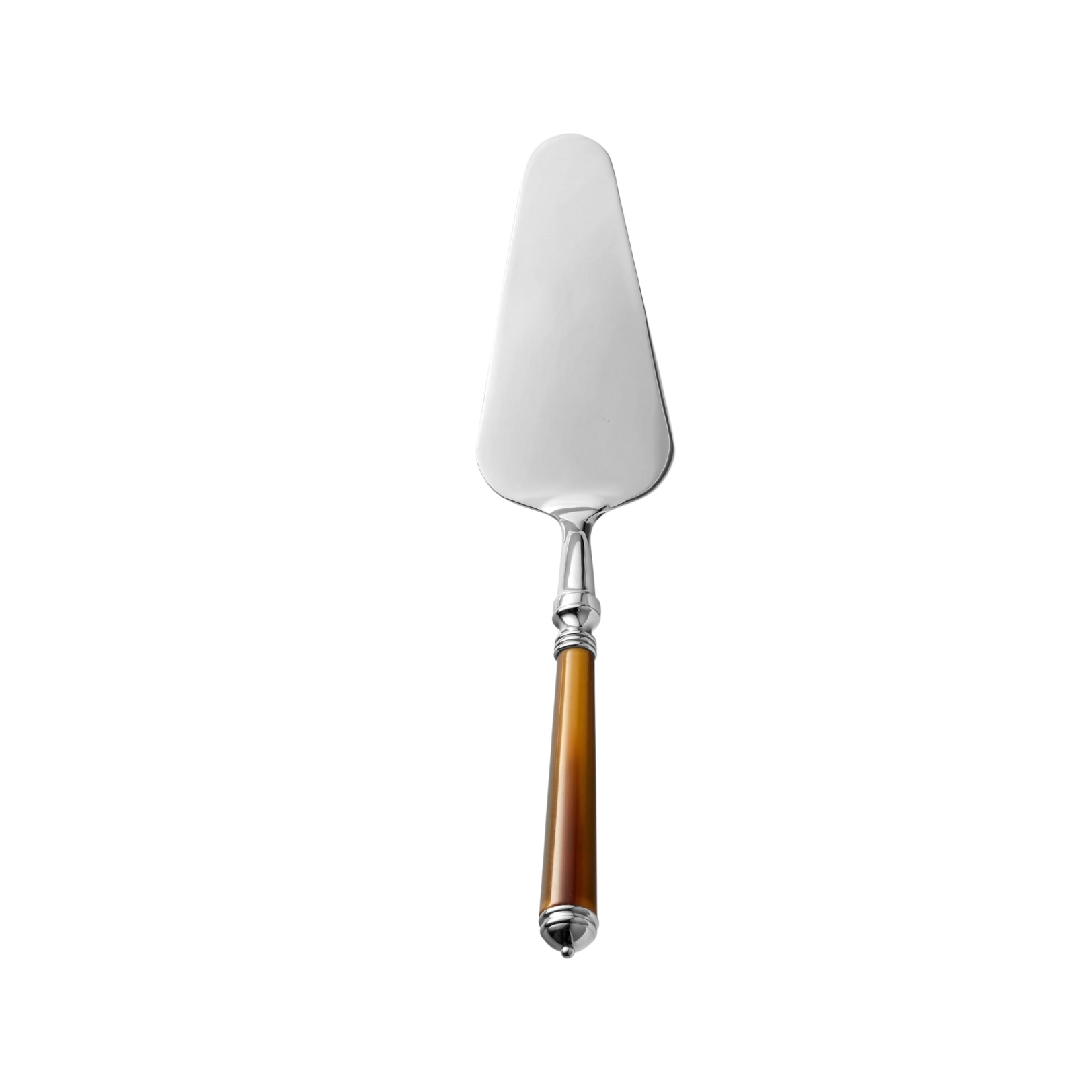 Alain Saint-Joanis, Marbella Dark Horn, silver plated, Cake server