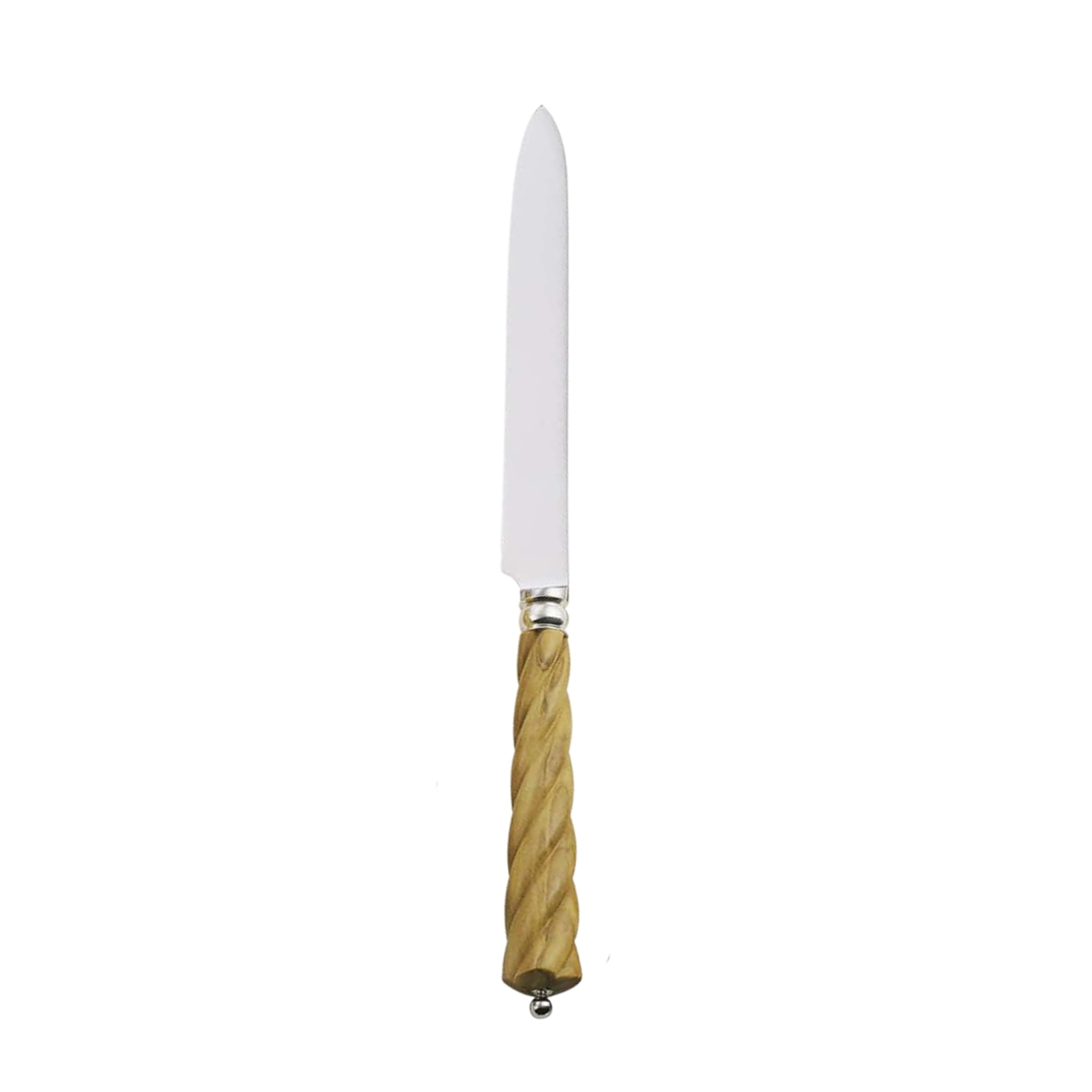 Alain Saint-Joanis, Mistral Olivewood, silver plated, Table knife