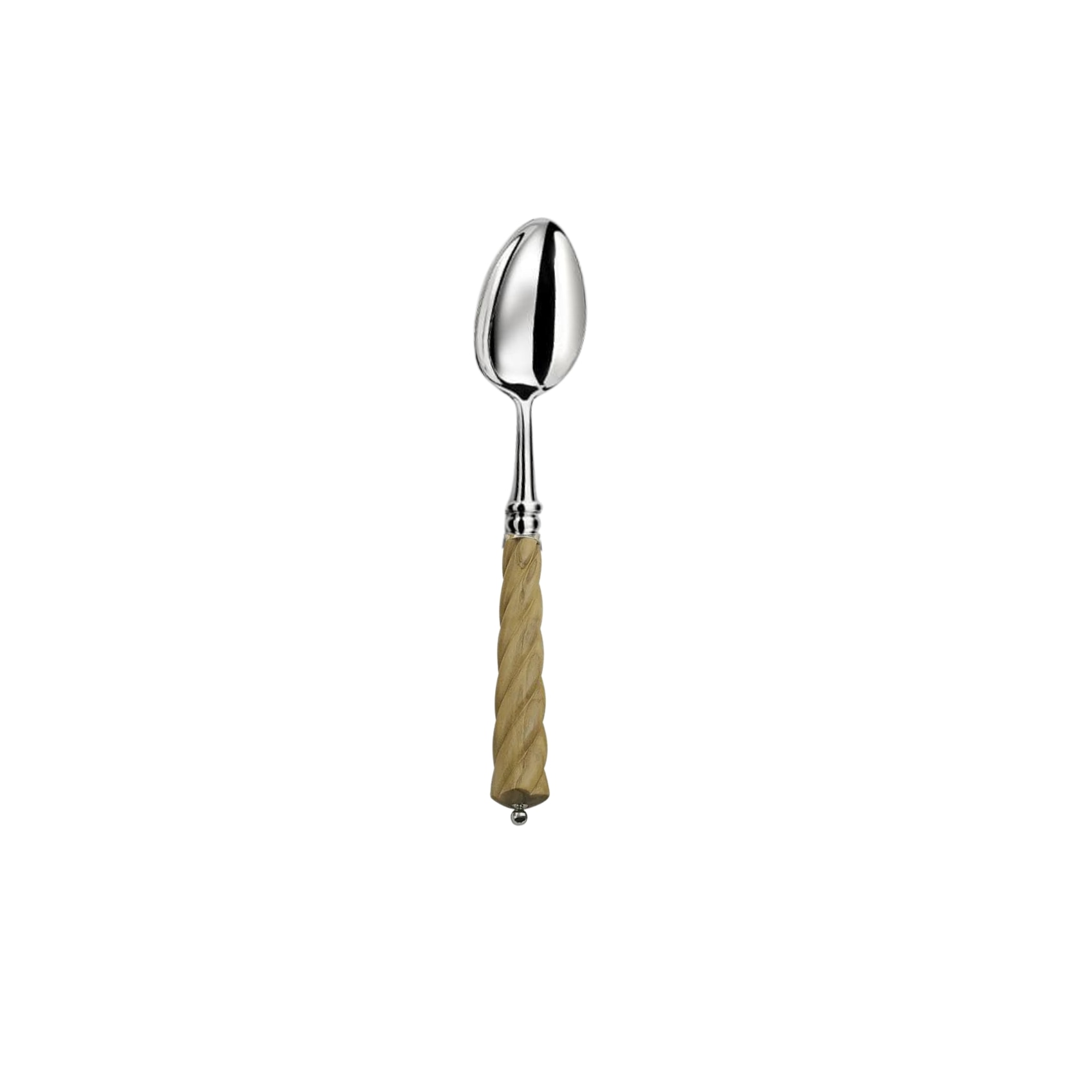 Alain Saint-Joanis, Mistral Olivewood, silver plated, Tea spoon