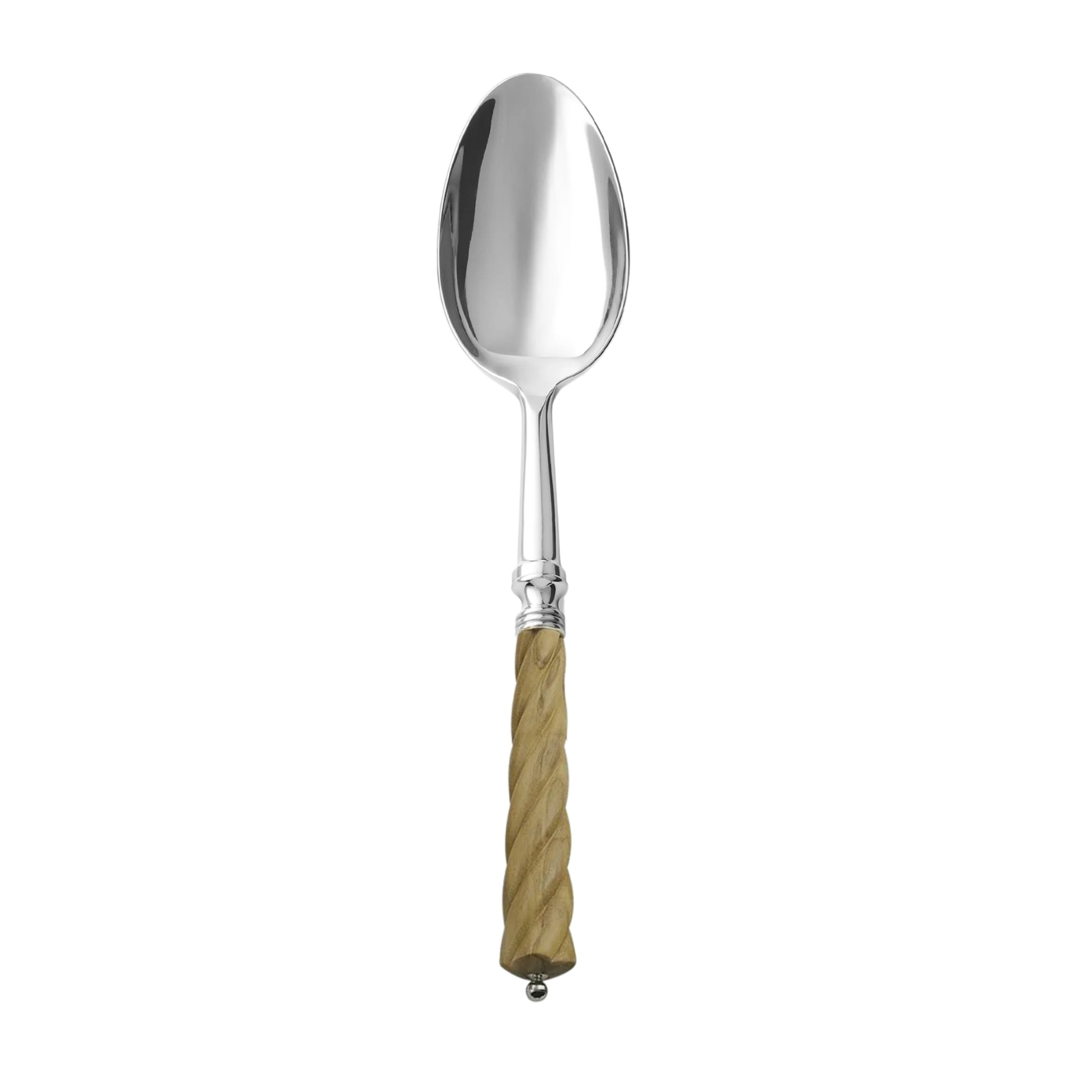 Alain Saint-Joanis, Mistral Olivewood, silver plated, Serving spoon