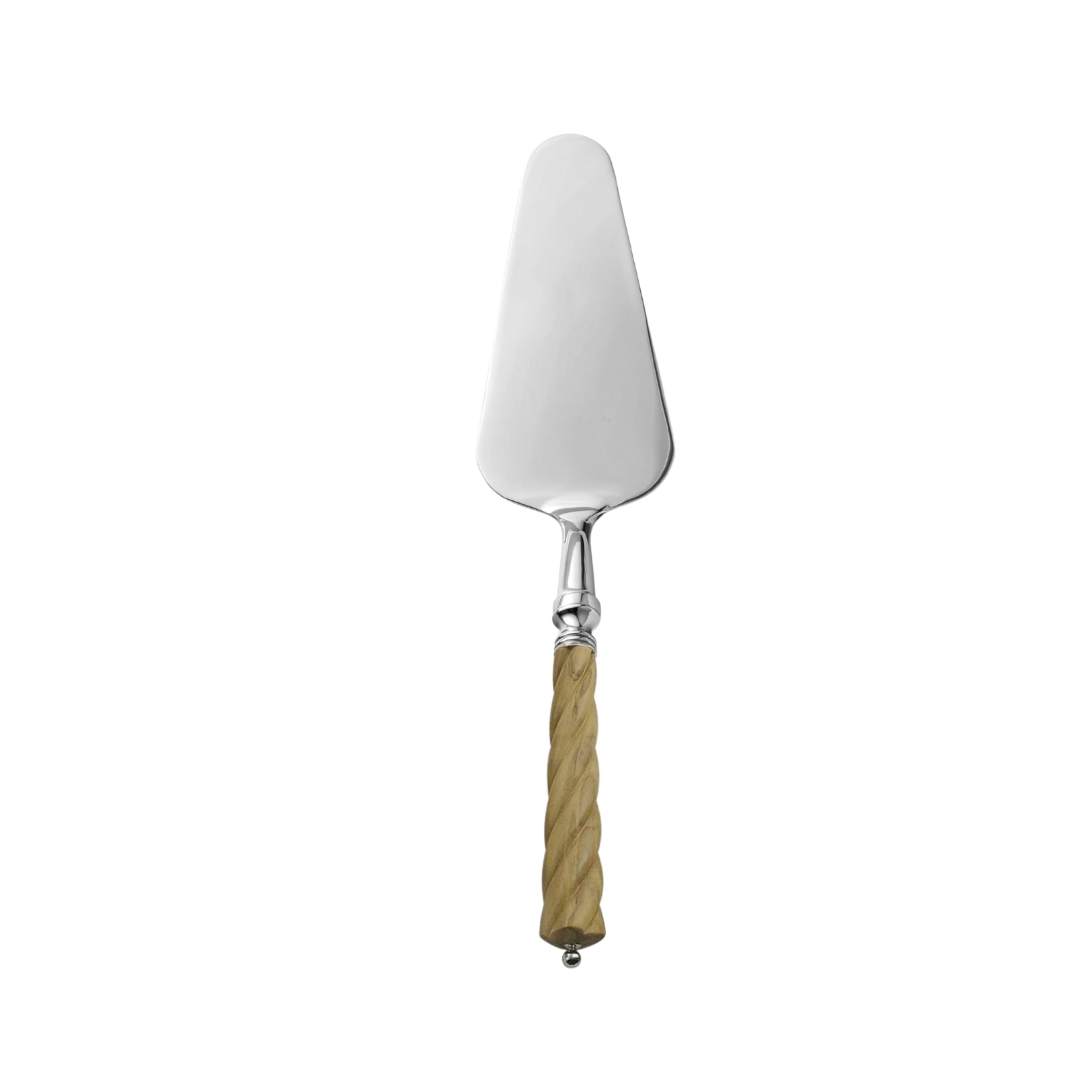 Alain Saint-Joanis, Mistral Olivewood, silver plated, Cake server