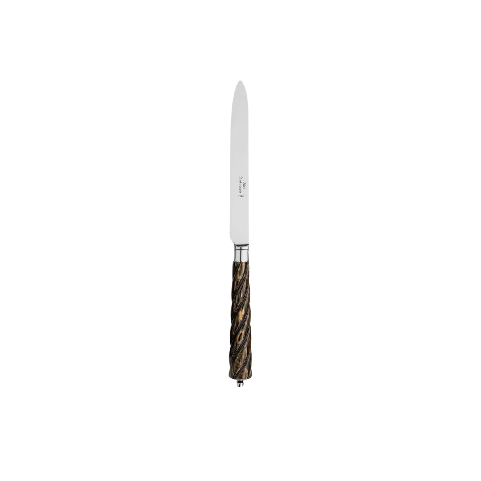 Alain Saint-Joanis, Mistral Black, silver plated, Dessert knife