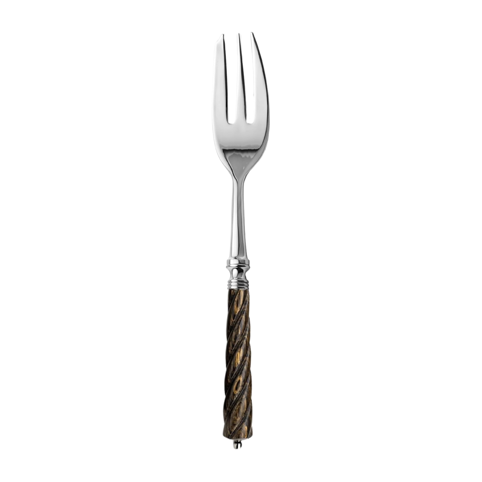 Alain Saint-Joanis, Mistral Black, silver plated, Serving fork
