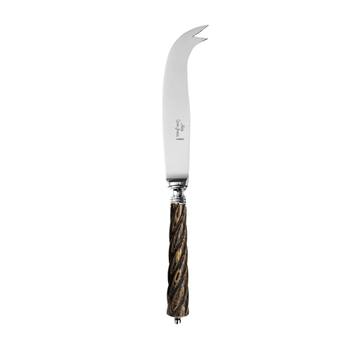 Alain Saint-Joanis, Mistral Black, silver plated, Large cheese knife