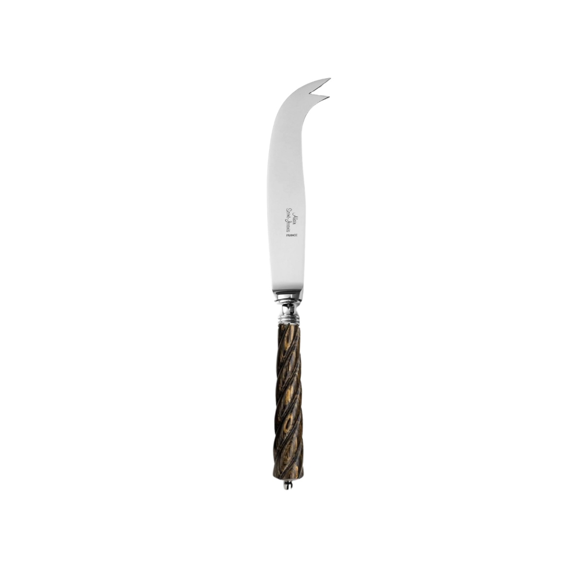 Alain Saint-Joanis, Mistral Black, silver plated, Medium cheese