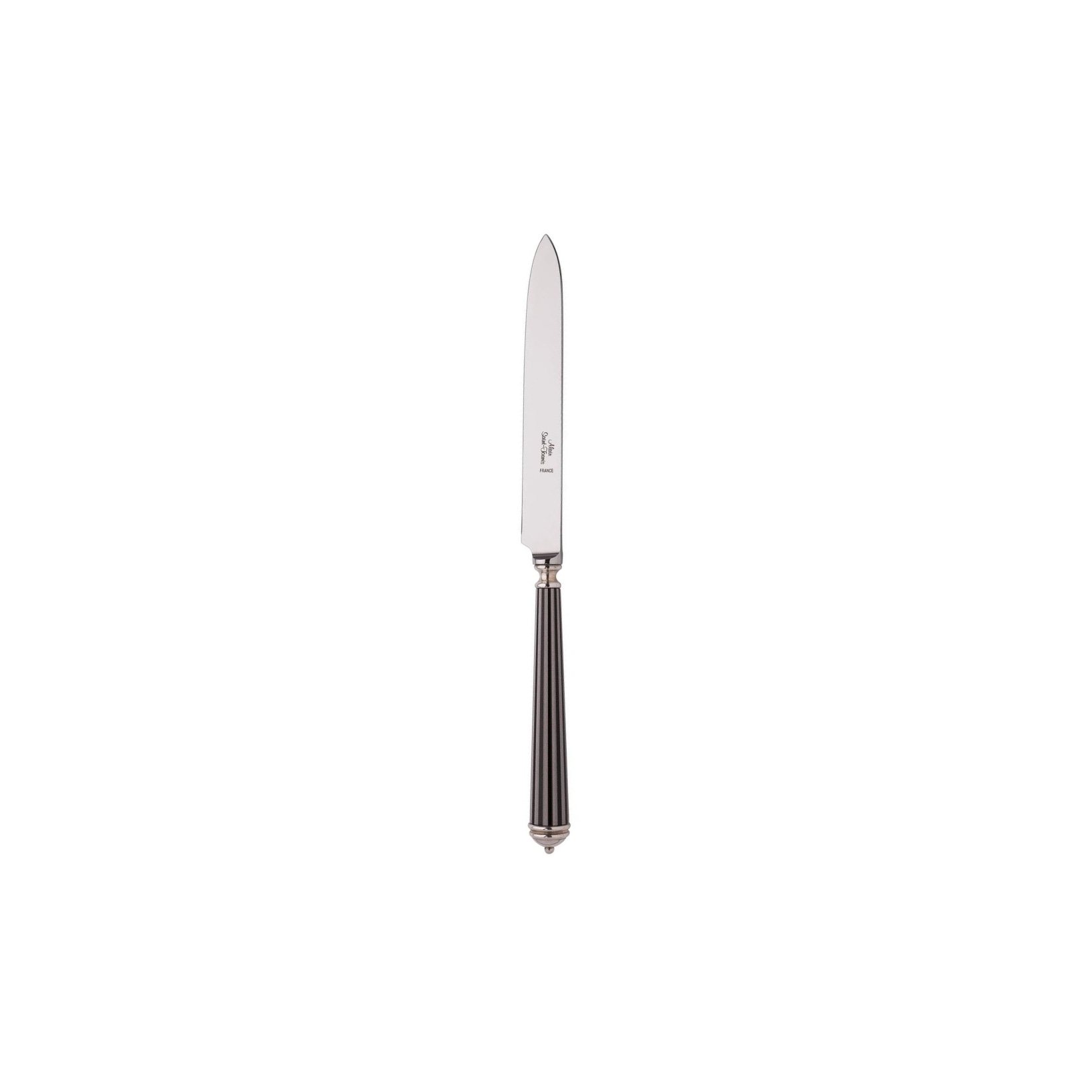 Alain Saint-Joanis, Lignes black, silver plated, Fruit knife