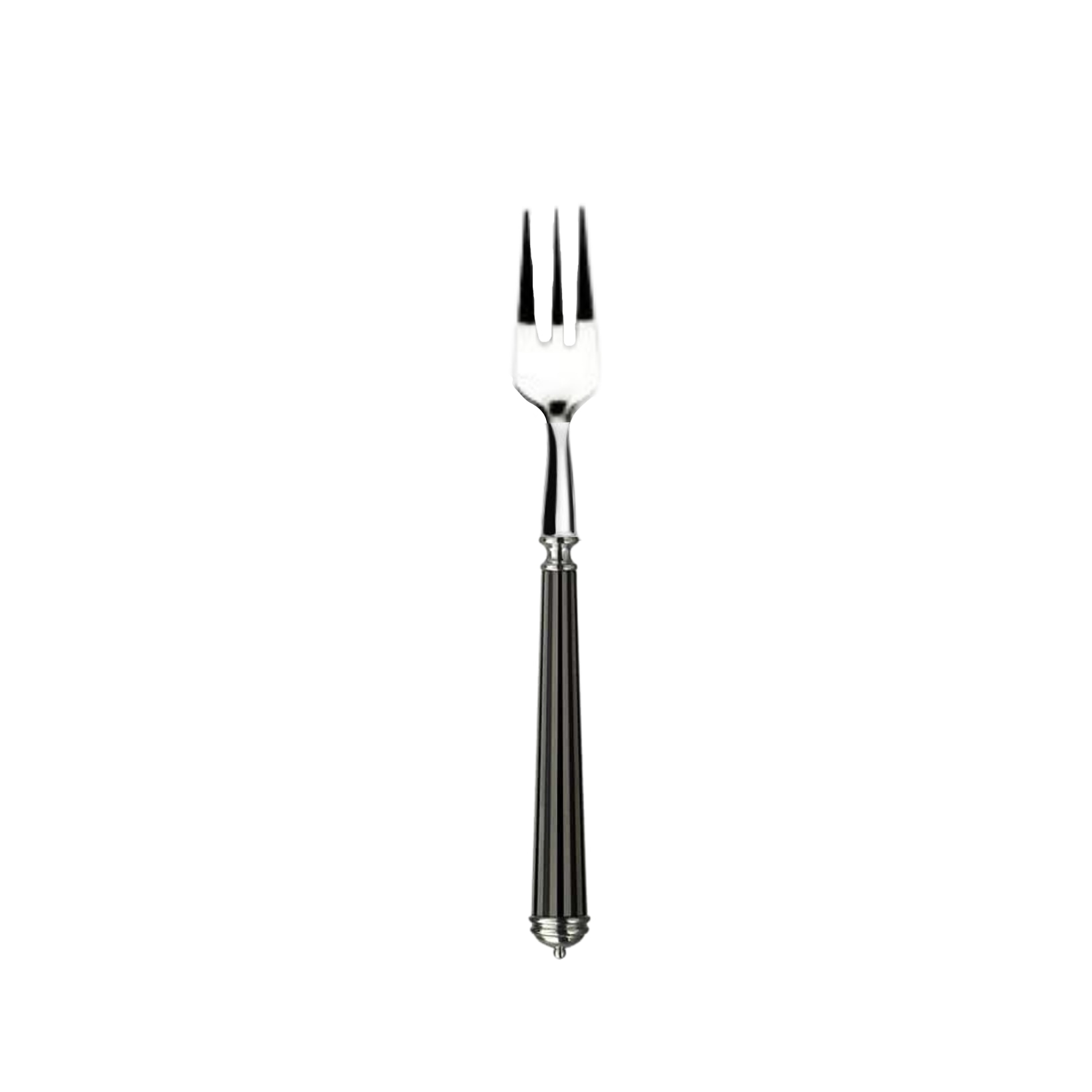 Alain Saint-Joanis, Lignes black, silver plated, Fruit fork