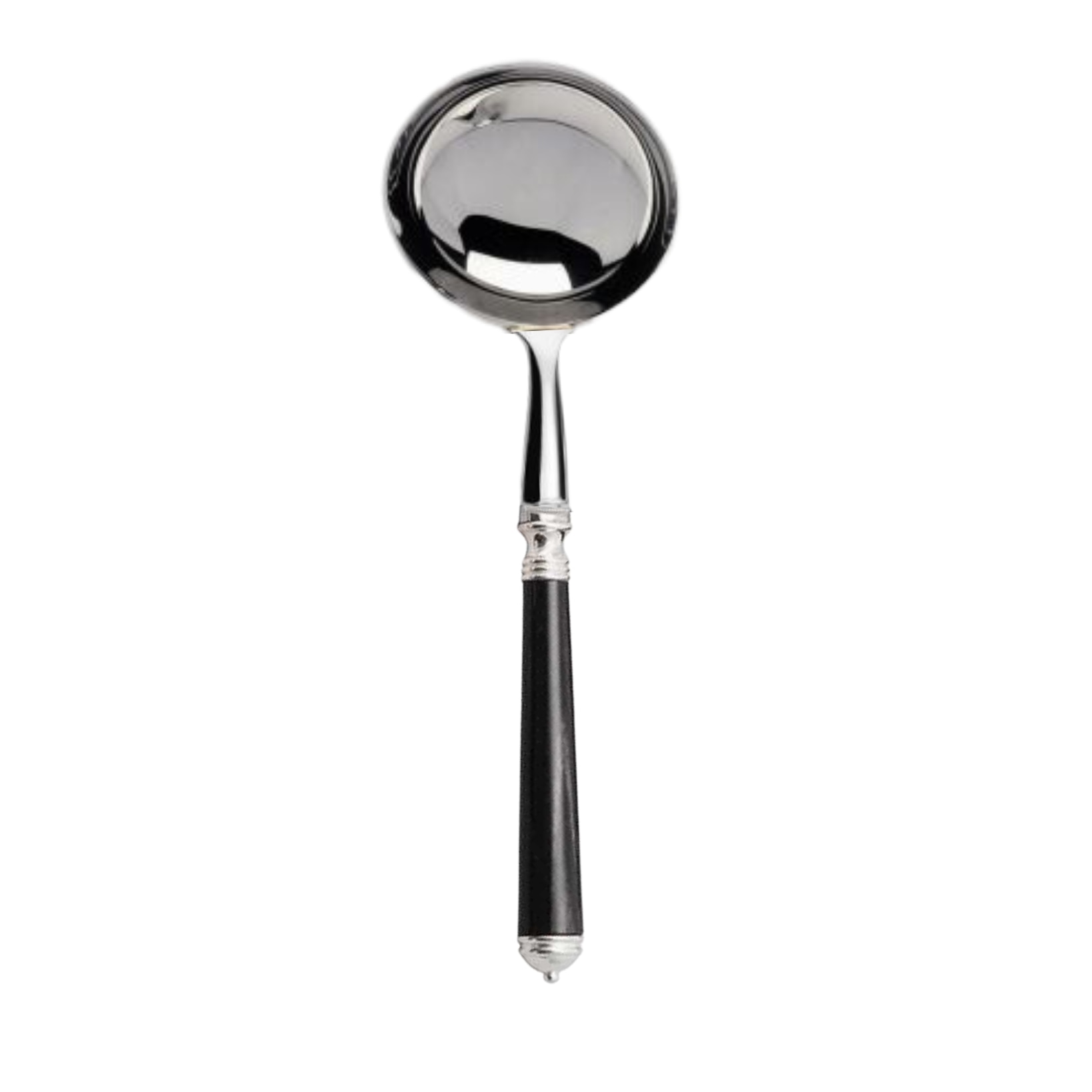 Alain Saint-Joanis, Marbella black, stainless steel, Cream ladle