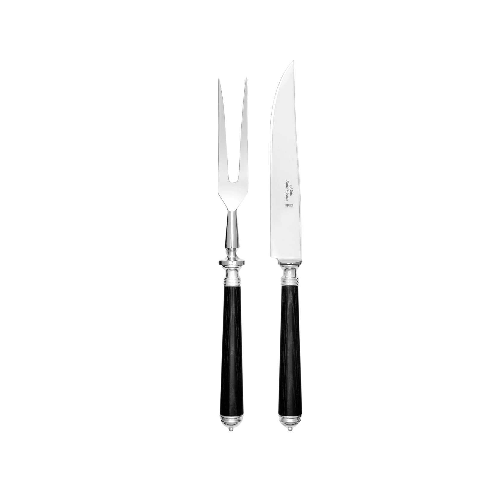 Alain Saint-Joanis, Marbella black, stainless steel, Carving set