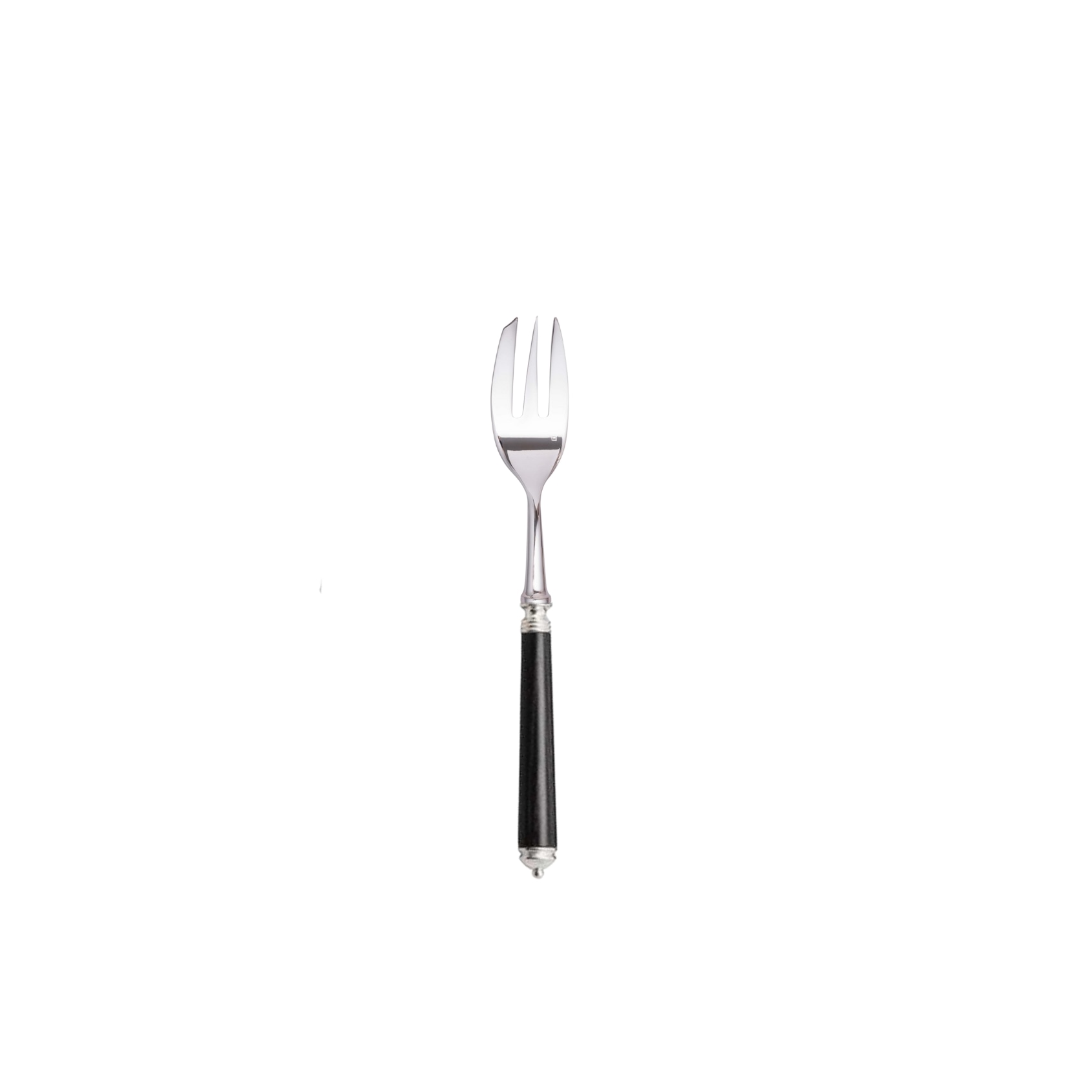 Alain Saint-Joanis, Marbella black, stainless steel, Cake fork