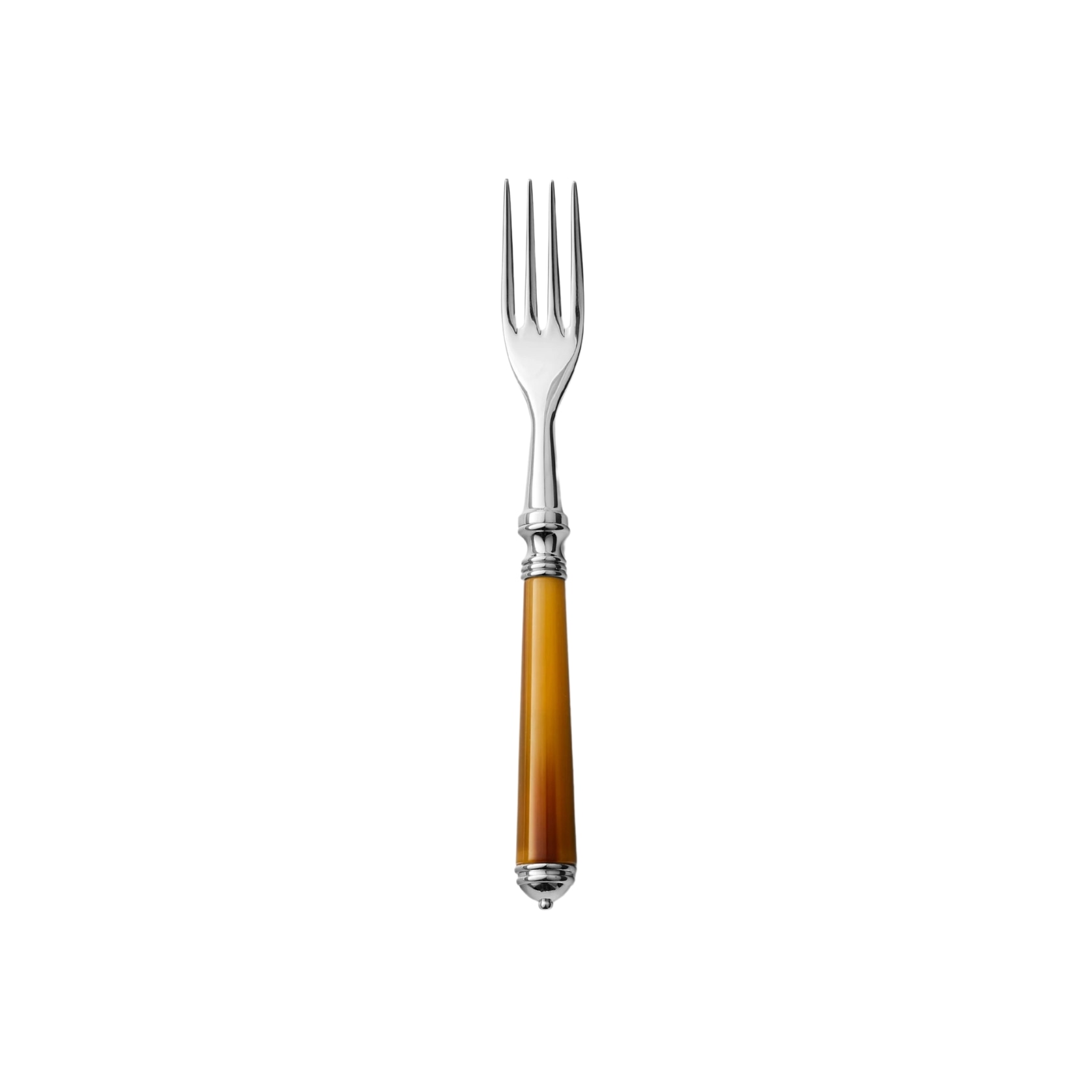 Alain Saint-Joanis, Marbella Dark Horn, silver plated, Dessert fork