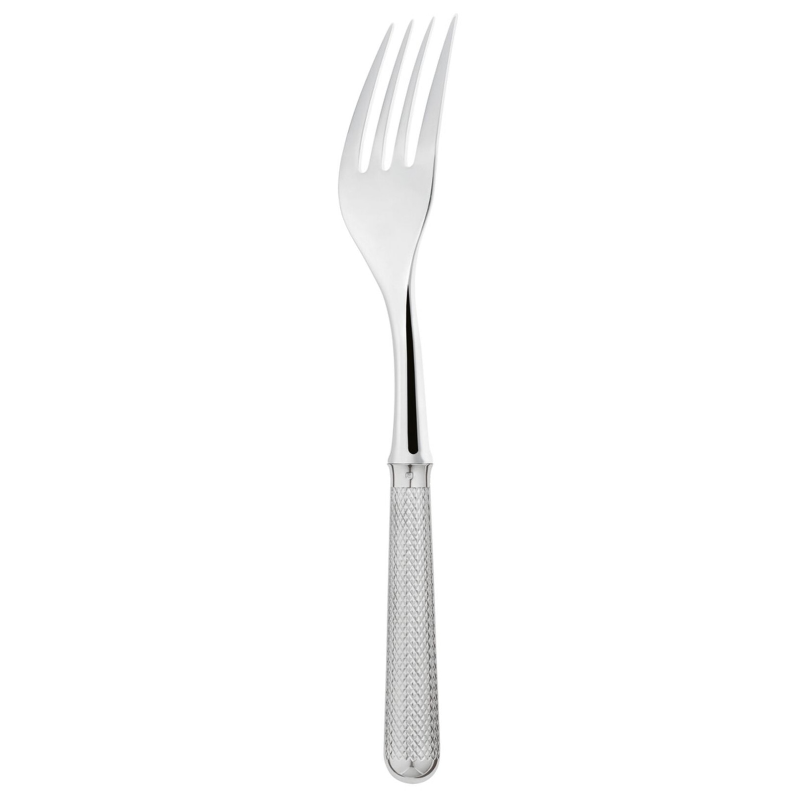 Ercuis, Miroir diamant, silver plated, Serving fork
