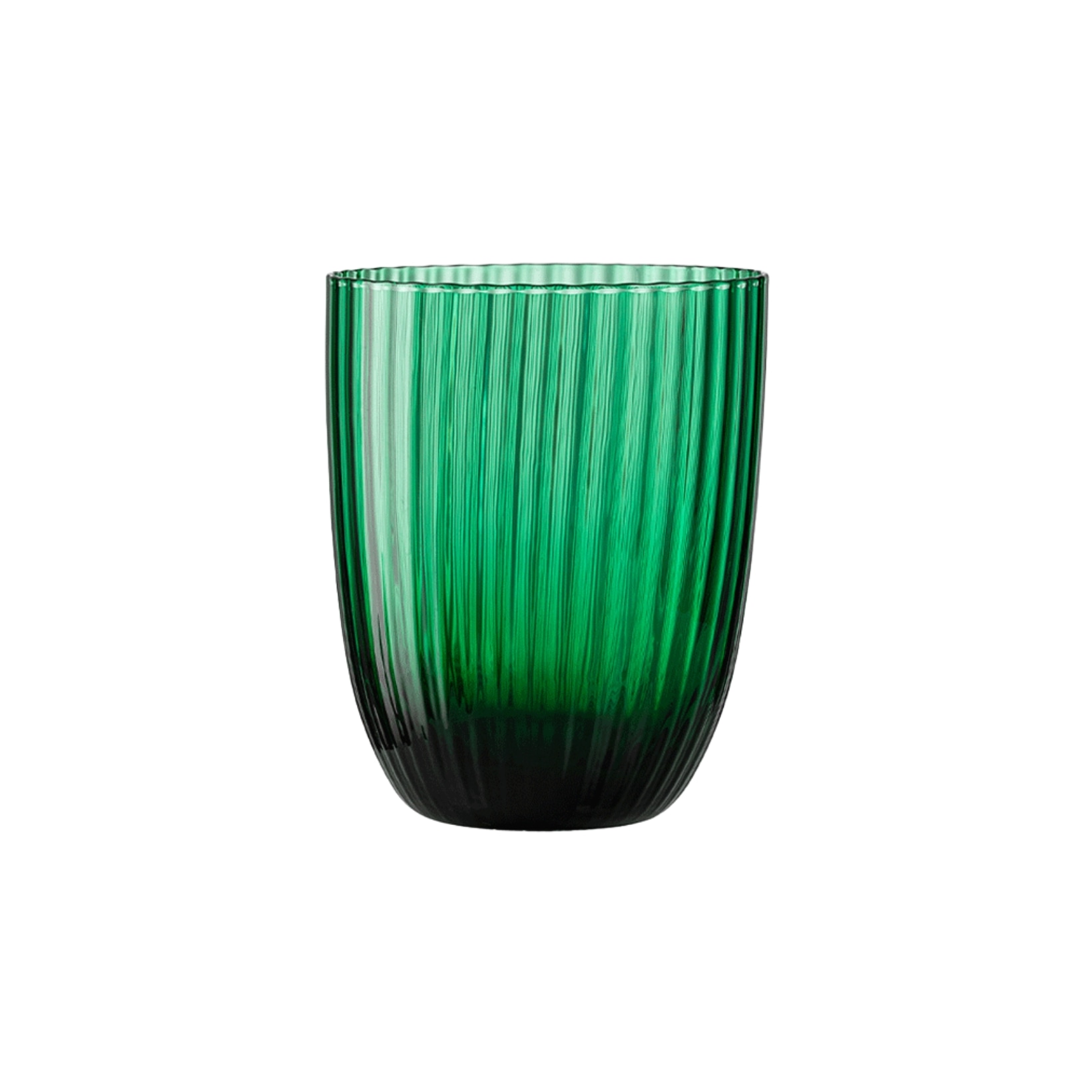 Nason Moretti, Idra glasses, Water glass, lauro green rigadin