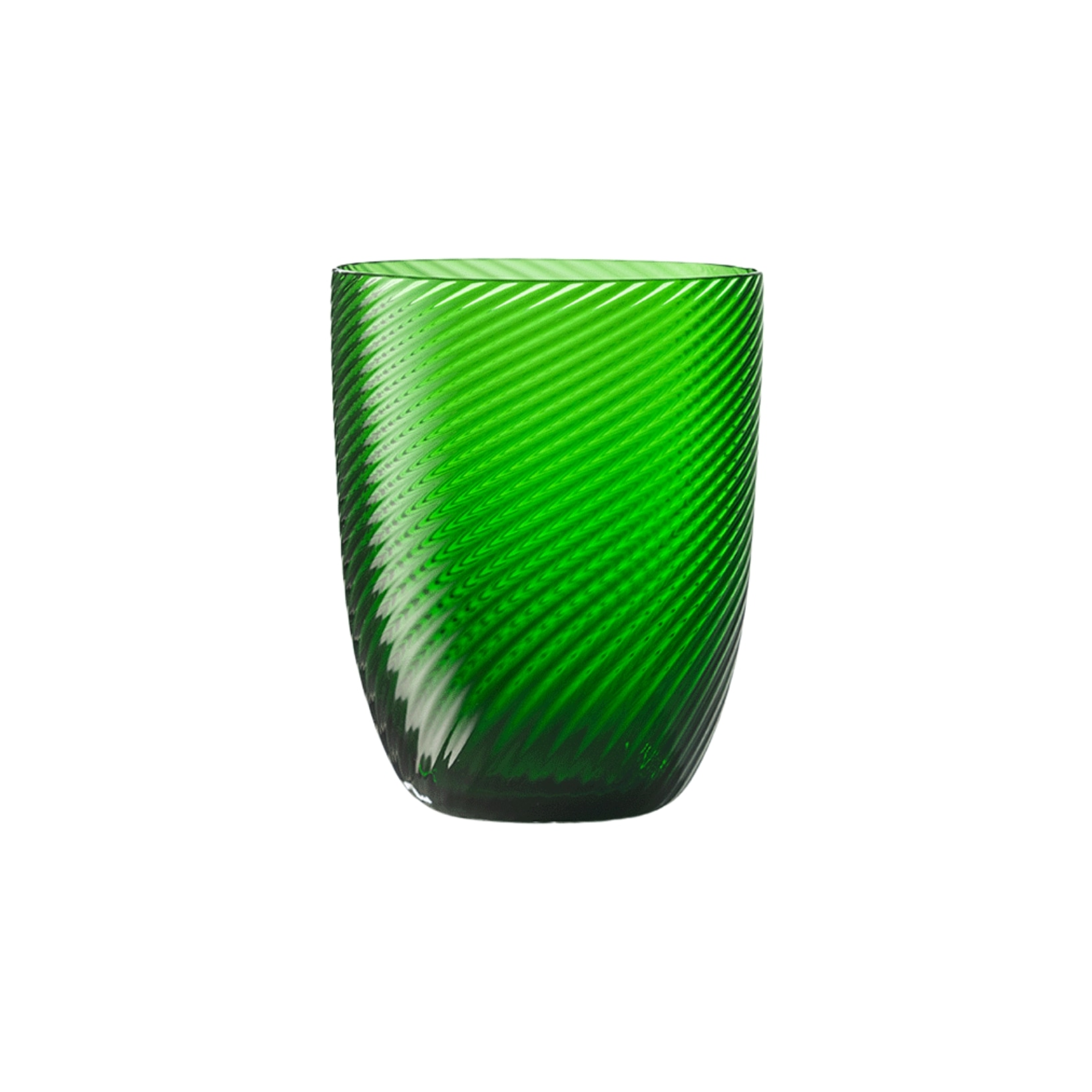 Nason Moretti, Idra glasses, Water glass, pino green torse