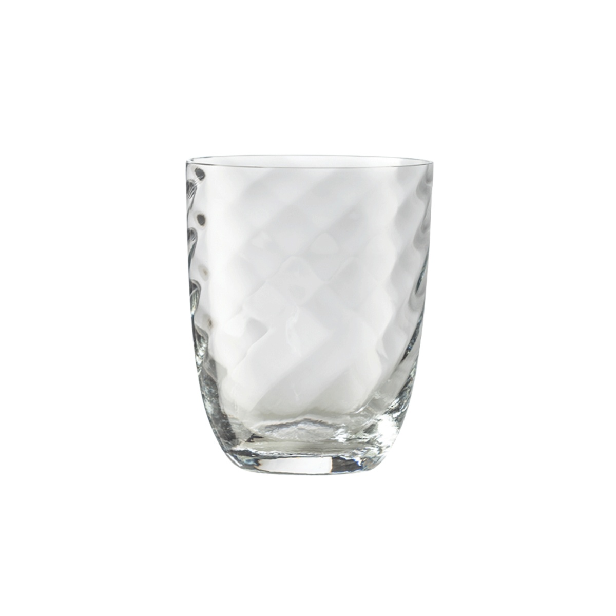 Nason Moretti, Idra glasses, Water glass, clear optic twisted