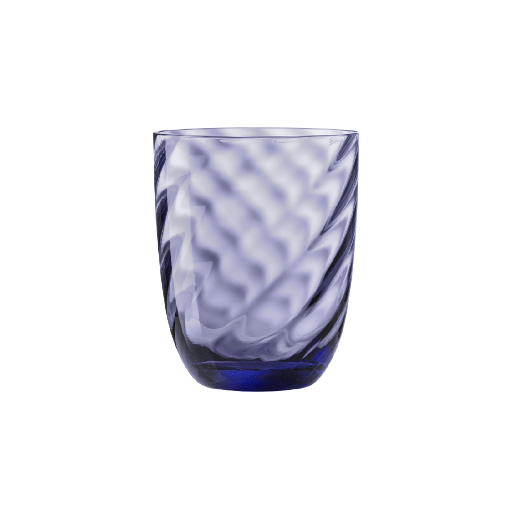 Nason Moretti, Idra glasses, Water glass, wisteria optic twisted