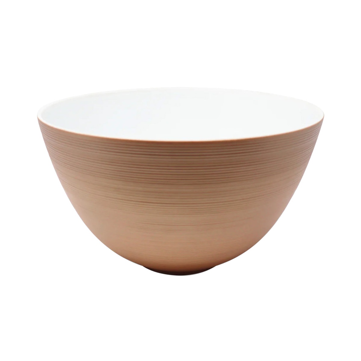 J.L Coquet, Hémisphère Pink Metalliс, Salad serving bowl, maxi