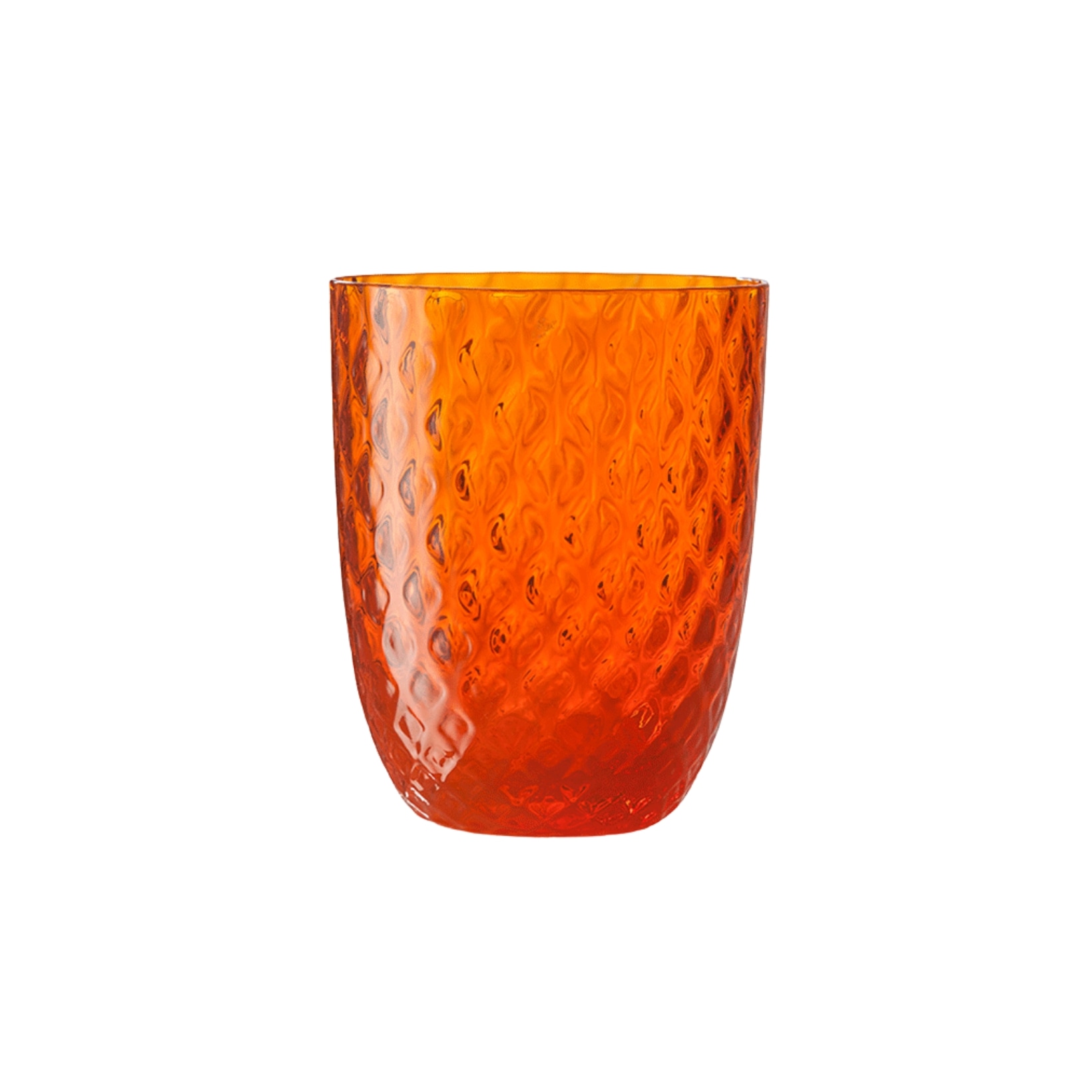 Nason Moretti, Idra glasses, Water glass, orange balloton