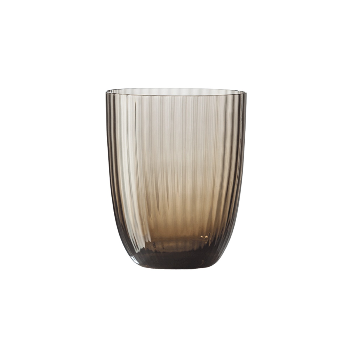 Nason Moretti, Idra glasses, Water glass, brown rigadin