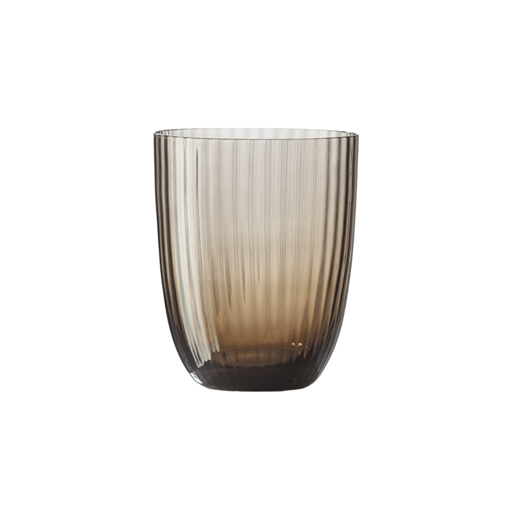 Nason Moretti, Idra glasses, Water glass, brown rigadin
