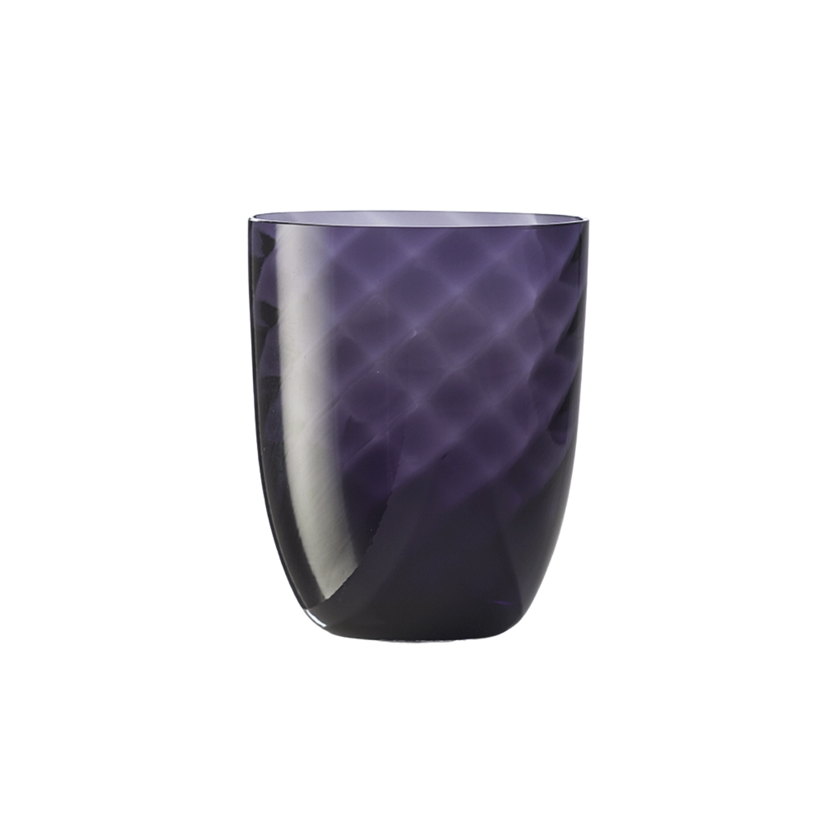 Nason Moretti, Idra glasses, Water glass, periwinkle optic twisted