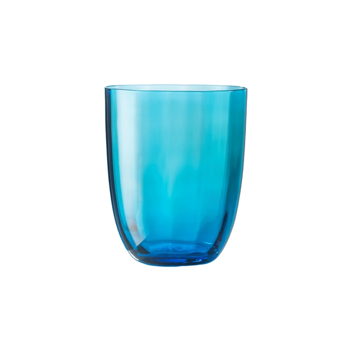 Nason Moretti, Idra glasses, Water glass, turquoise optic