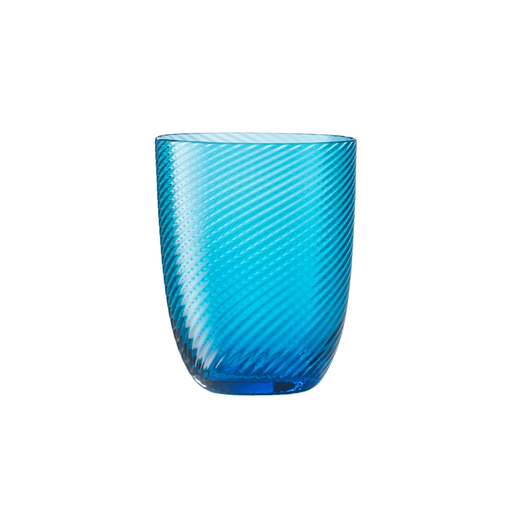 Nason Moretti, Idra glasses, Water glass, turquoise torse