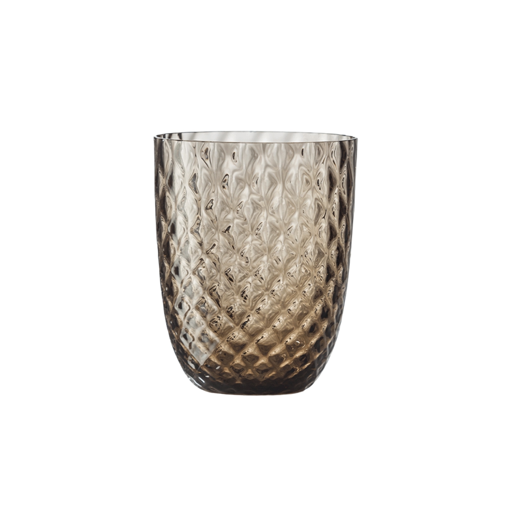 Nason Moretti, Idra glasses, Water glass, brown balloton