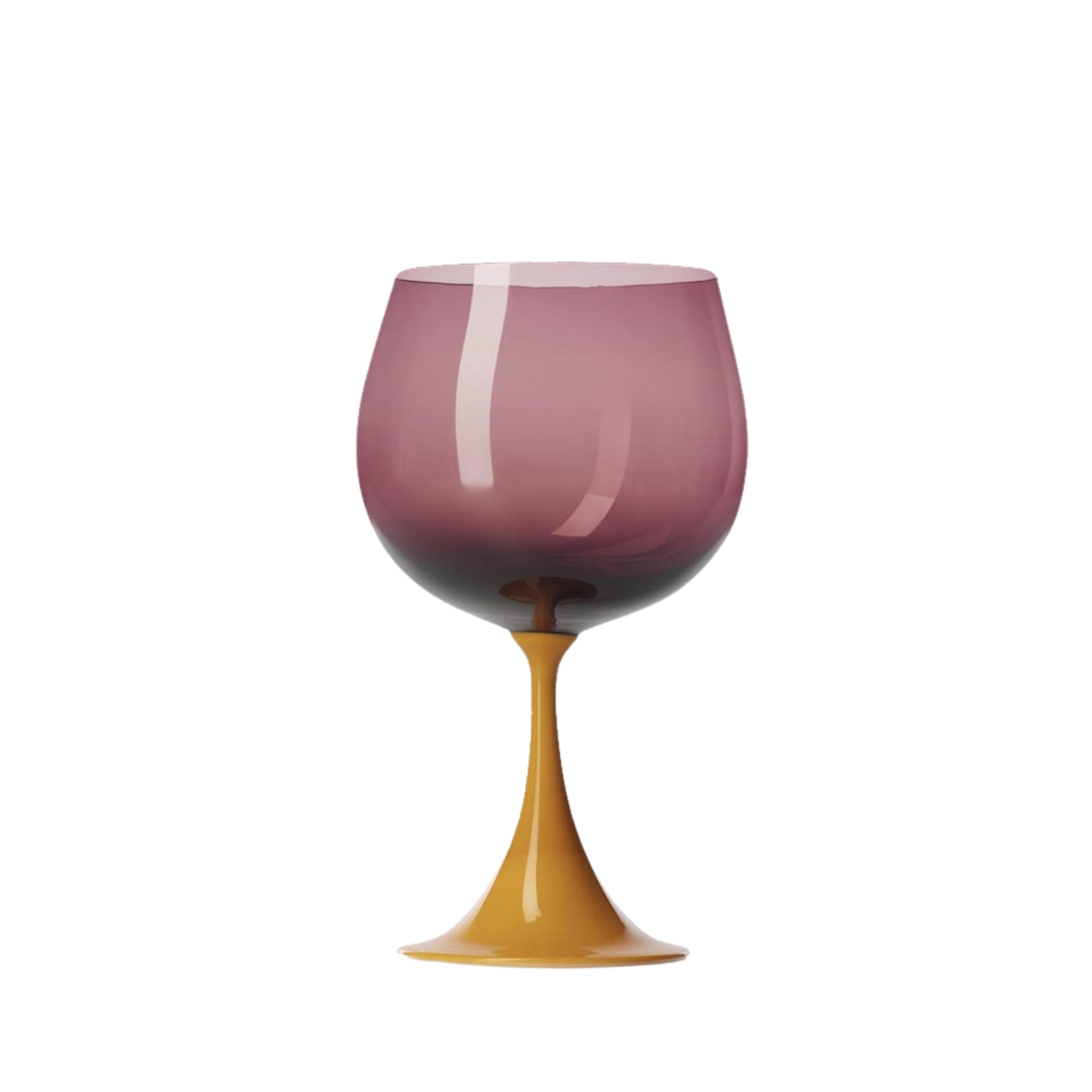 Nason Moretti, Burlesque glasses, Borgogna glass, violet