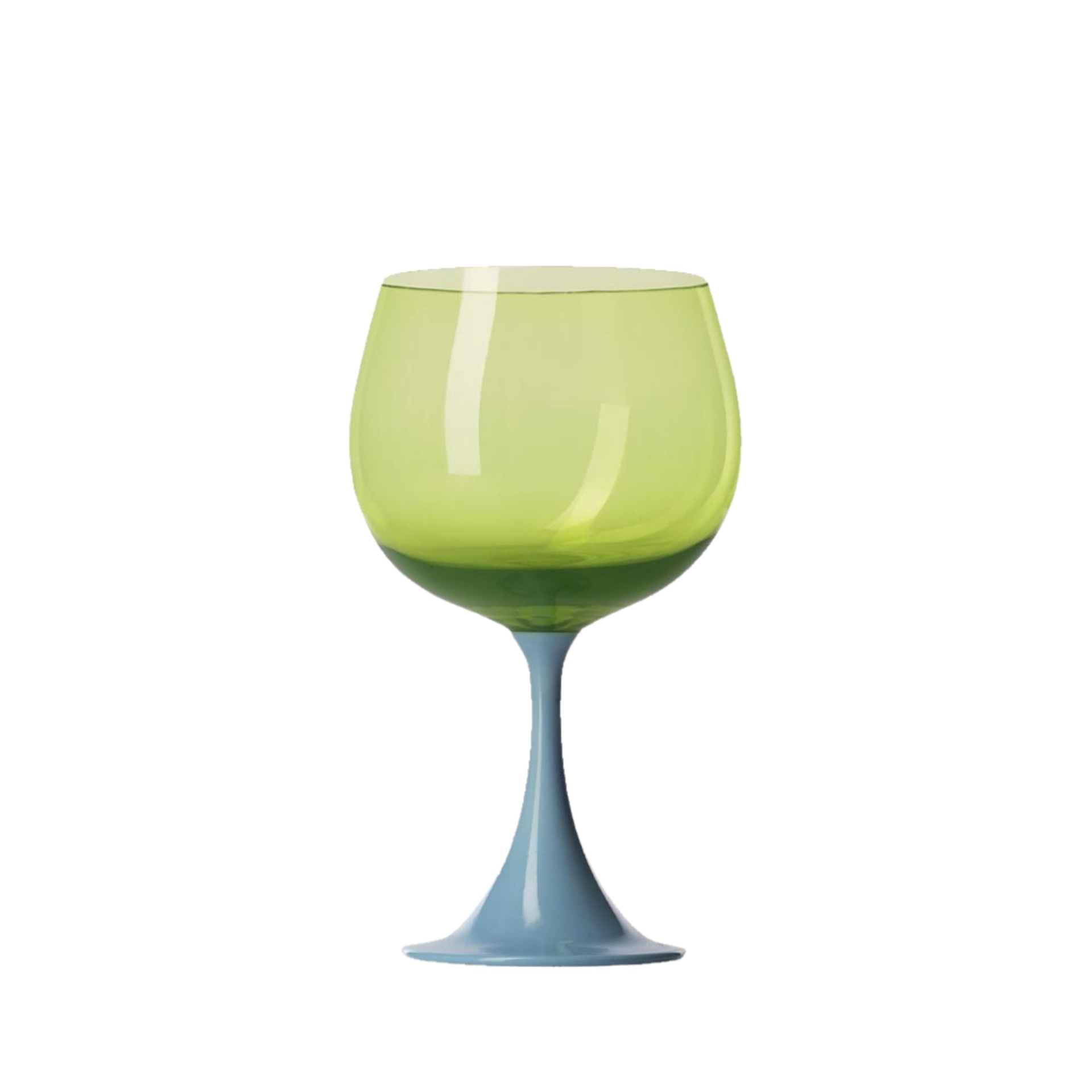 Nason Moretti, Burlesque glasses, Borgogna glass, acid green