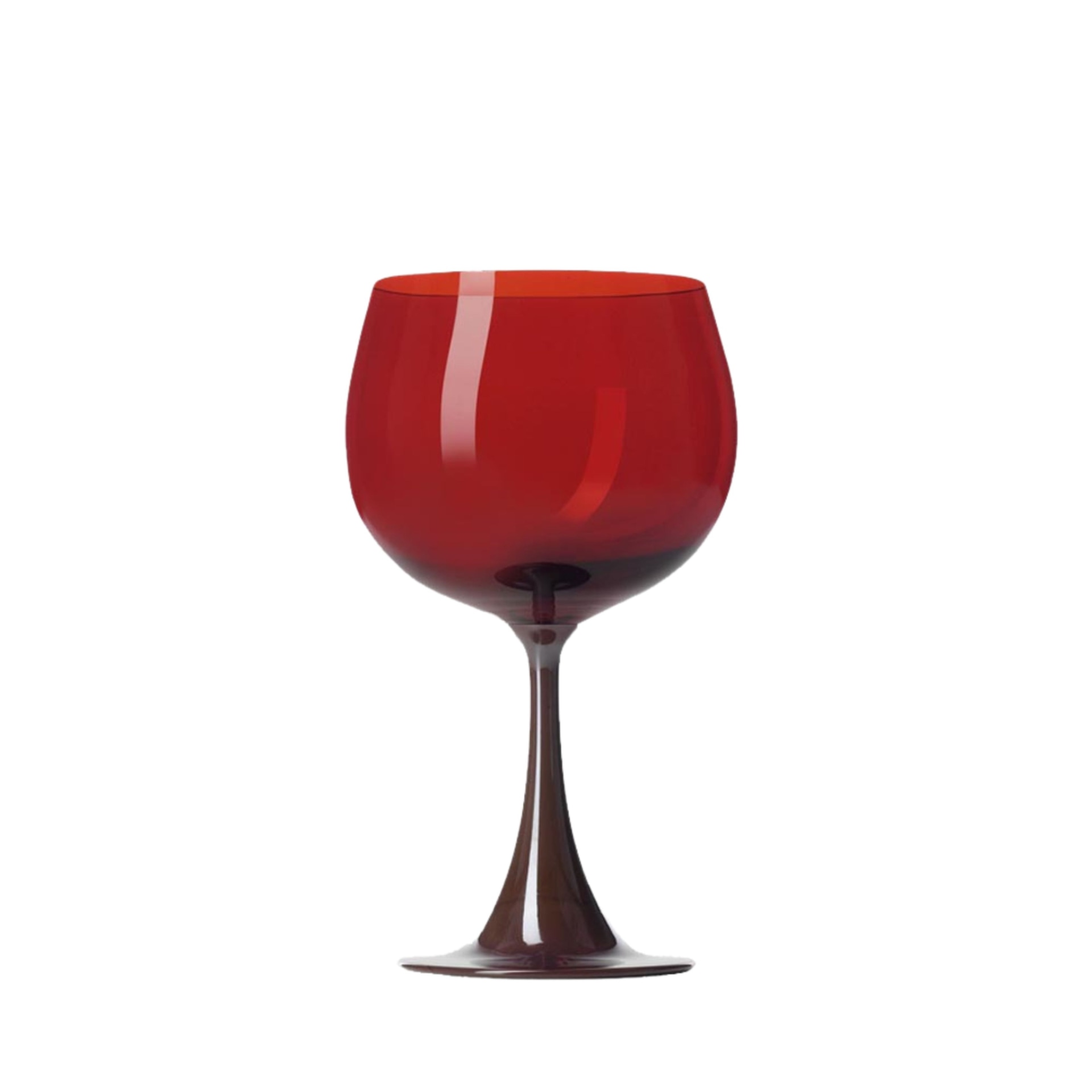 Nason Moretti, Burlesque glasses, Borgogna glass, red