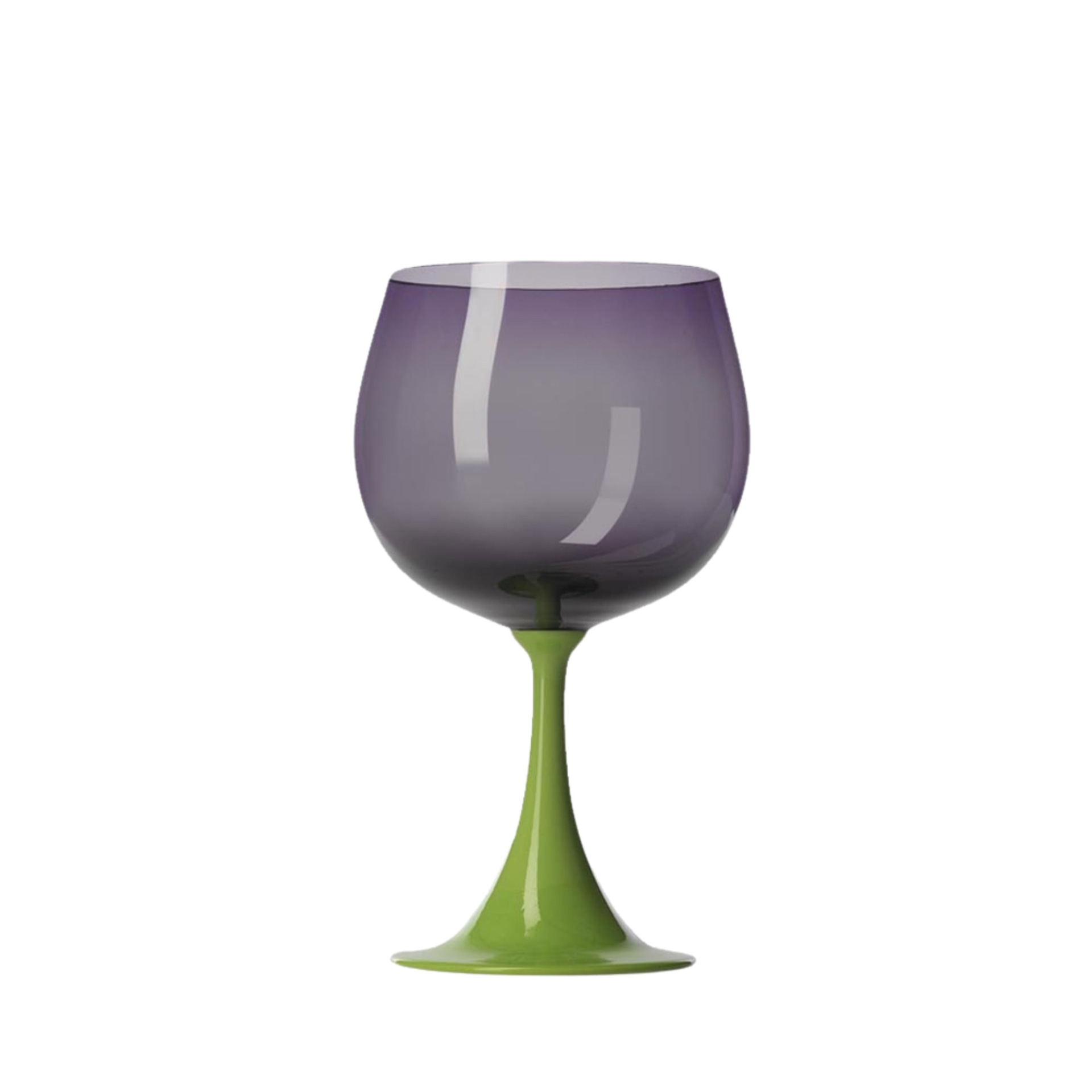 Nason Moretti, Burlesque glasses, Borgogna glass, periwinkle