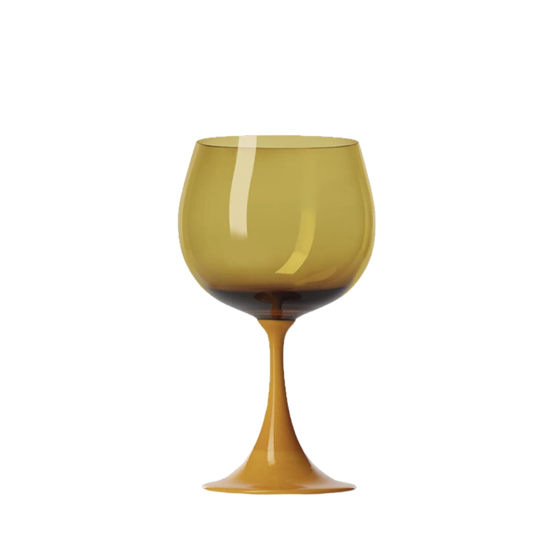 Nason Moretti, Burlesque glasses, Borgogna glass, brown