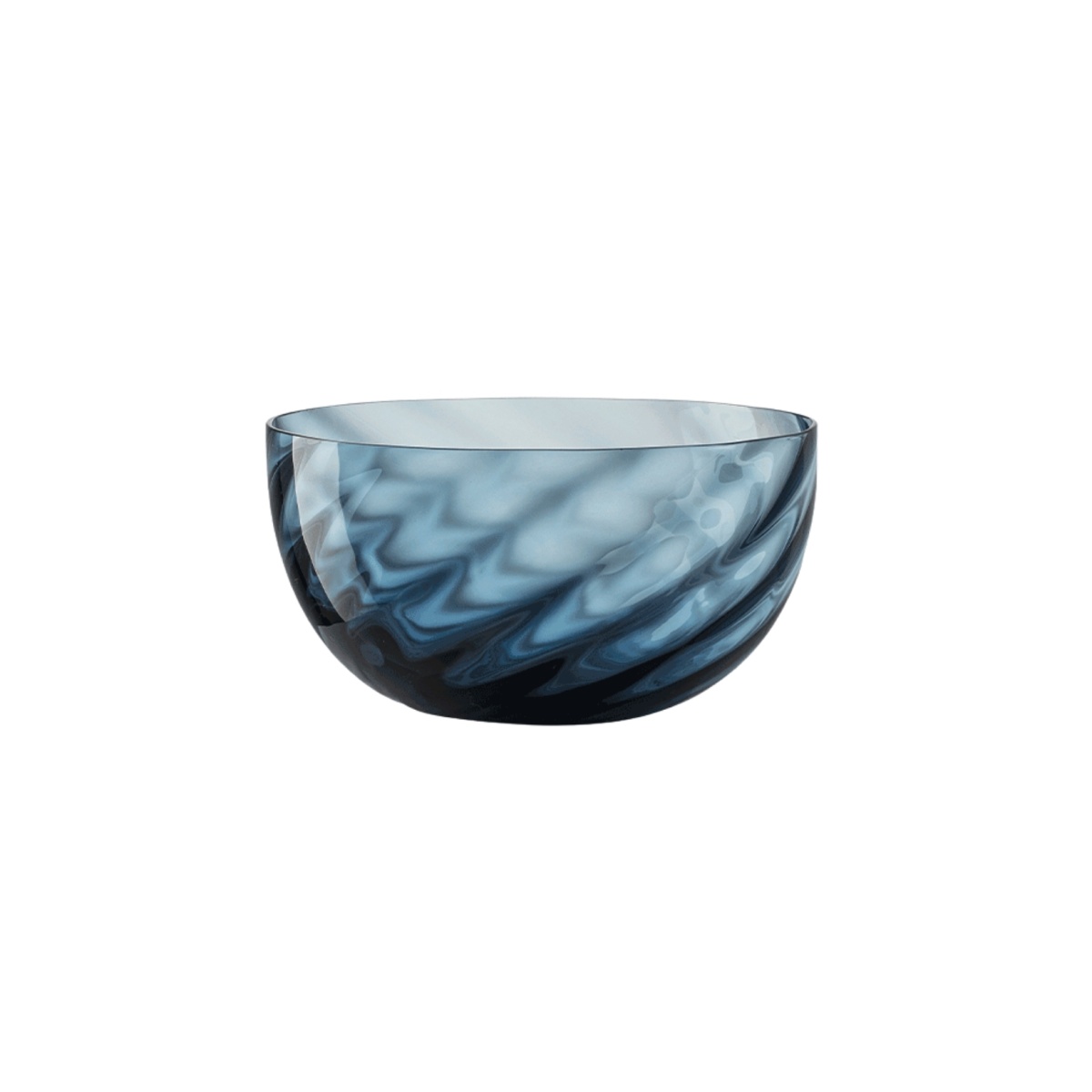 Nason Moretti, Idra bowls, Bowl avio blue, optic twisted