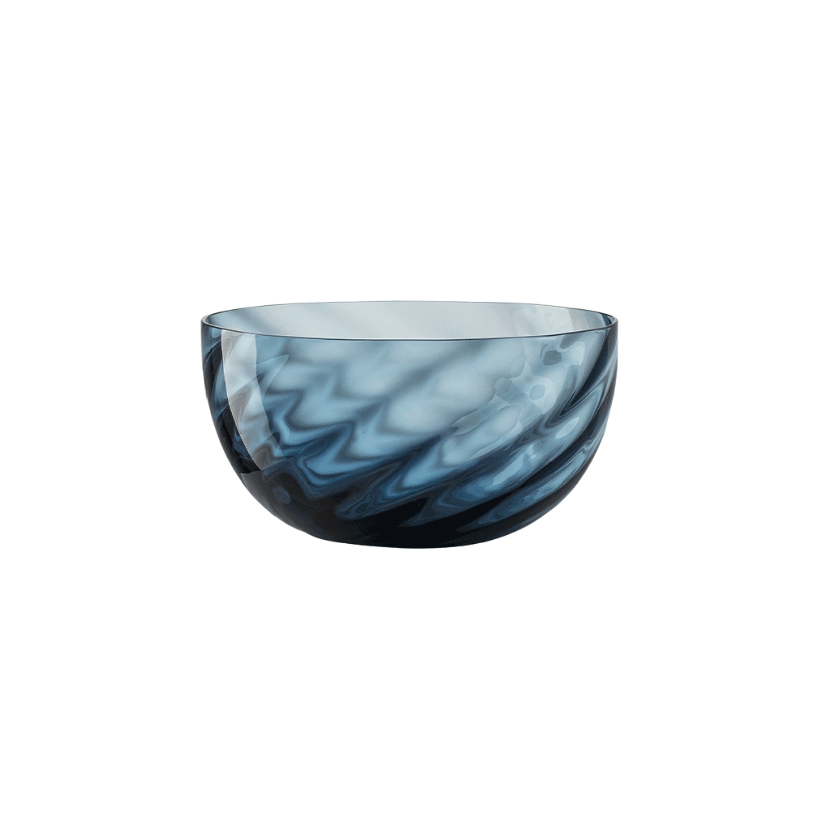 Nason Moretti, Idra bowls, Bowl avio blue, optic twisted