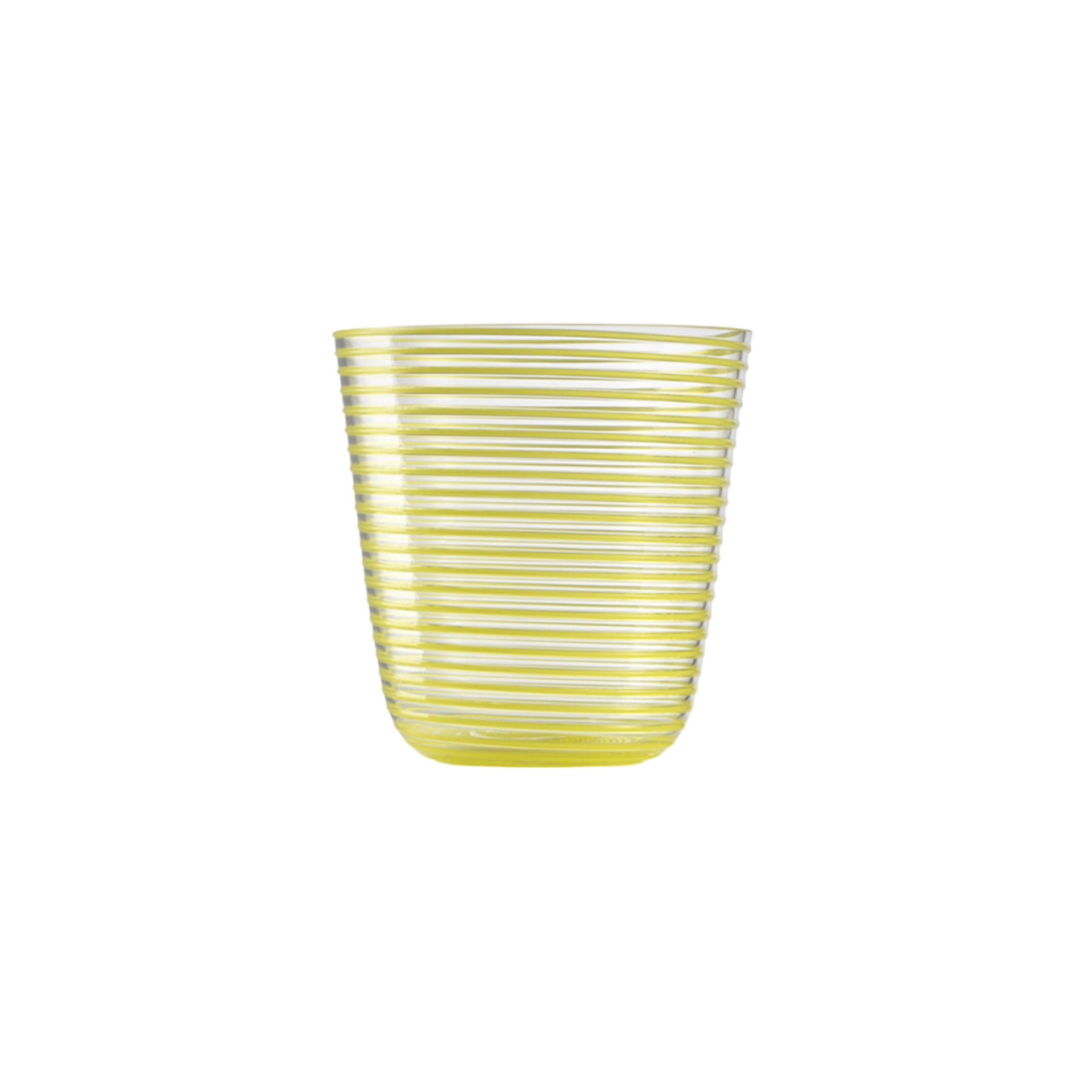 Nason Moretti, Twist glasses, Wine glass, yellow