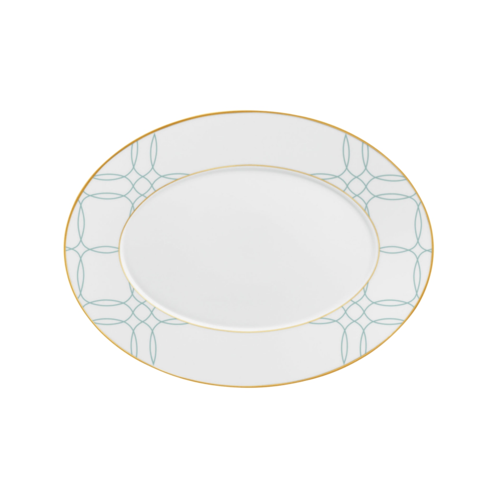 Fürstenberg, Carlo este, Oval platter, small
