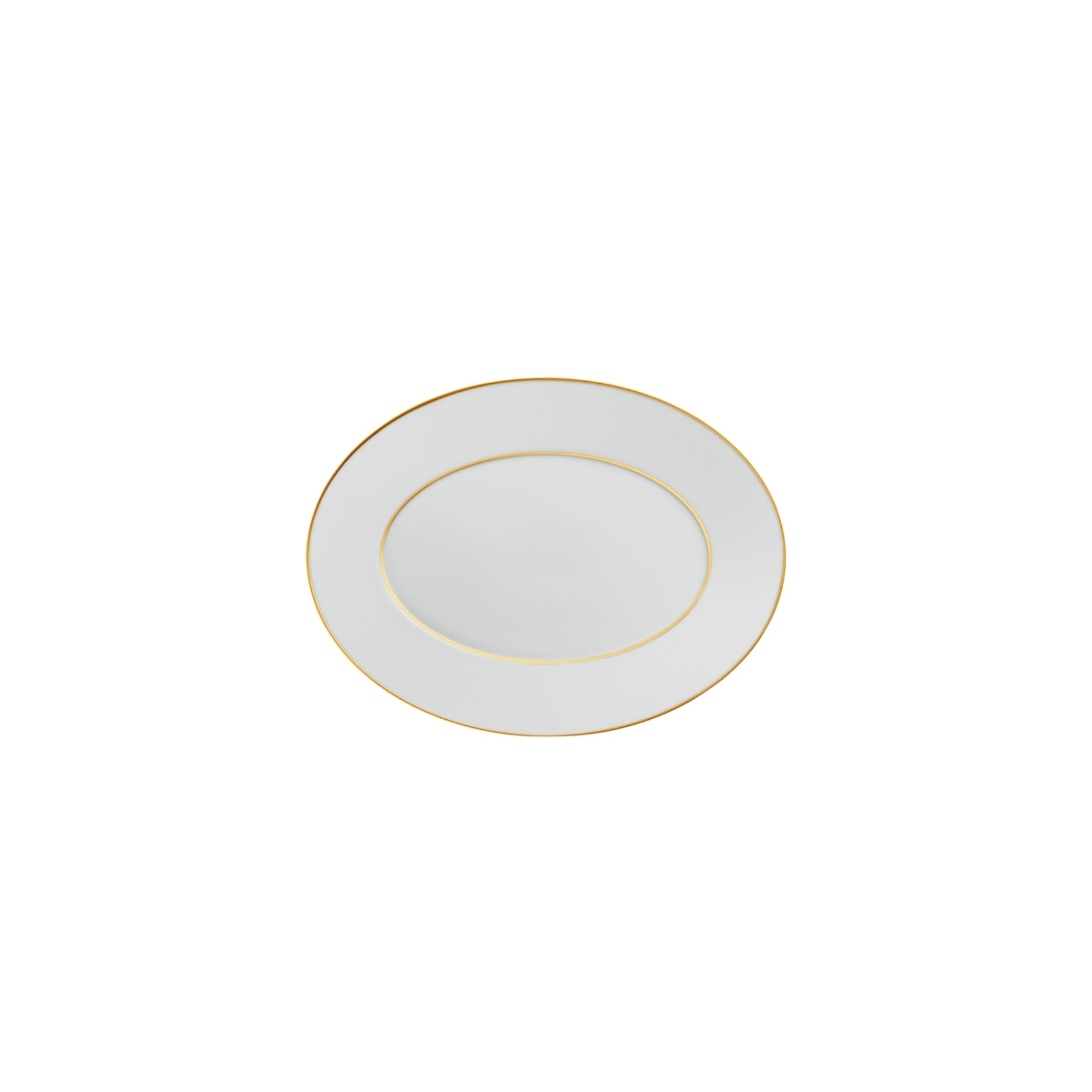 Fürstenberg, Carlo gold, Oval platter, small