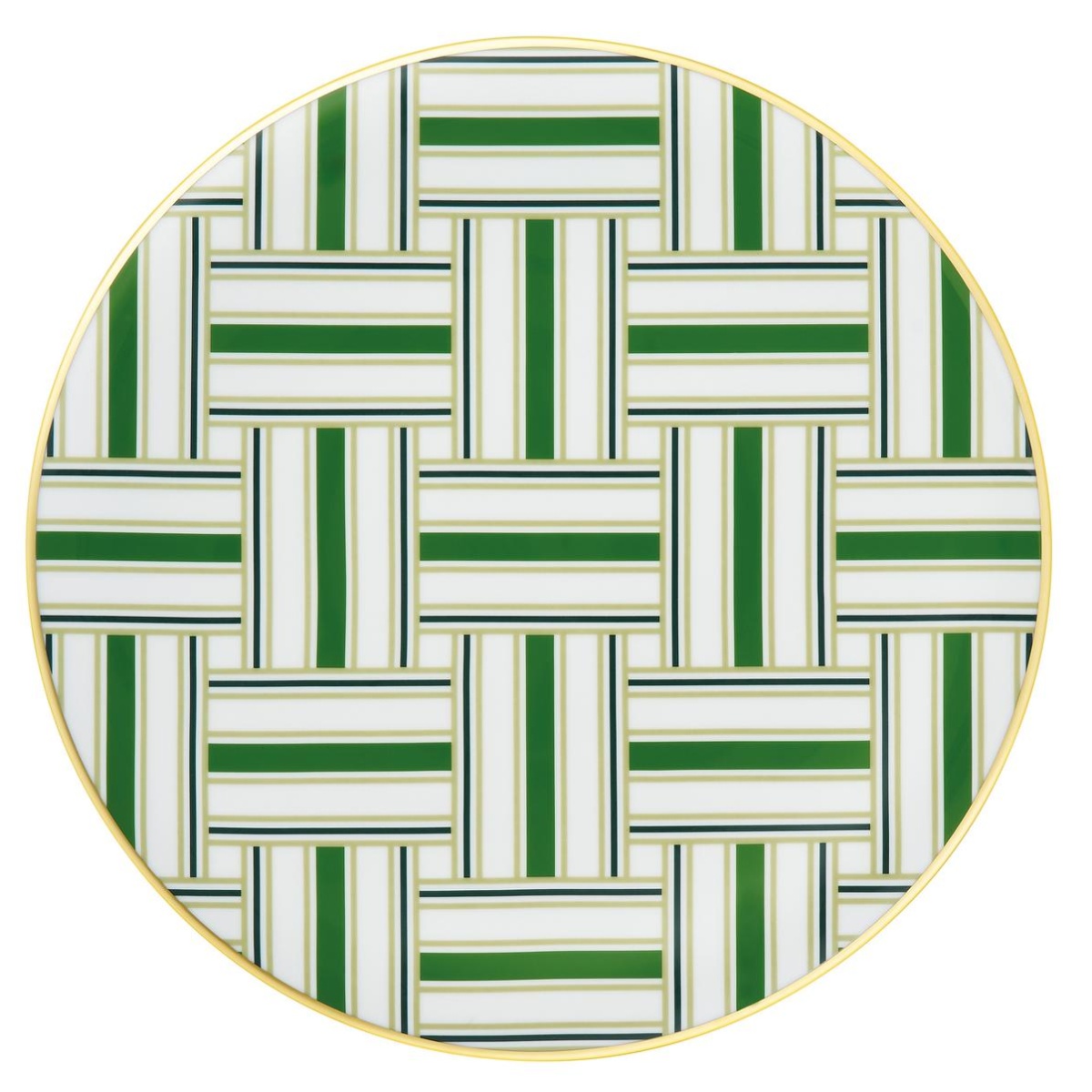Fürstenberg, Fluen heritage green, Presentation plate