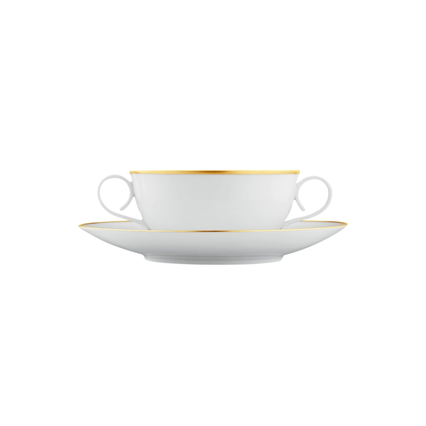 Fürstenberg, Carlo gold, Soup cup and saucer